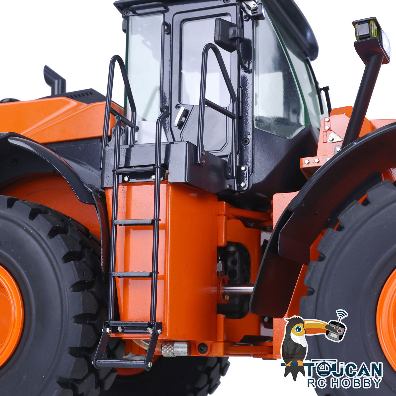 JDMODEL JDM-198 ZW370 1/14 Metal Hydraulic RC Wheel Loader access step detail