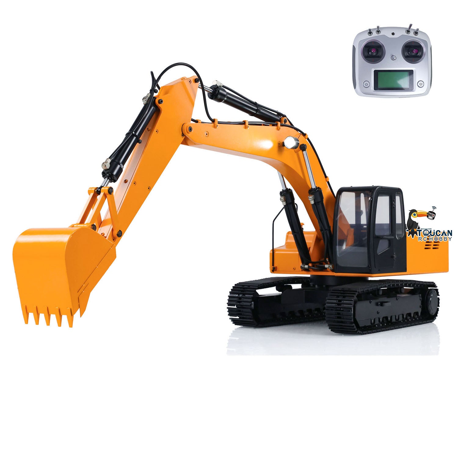 JDMODEL JDM-1 1/12 Metal RC Hydraulic Excavator 4200XL Digger hydraulic model with I6S radio controller