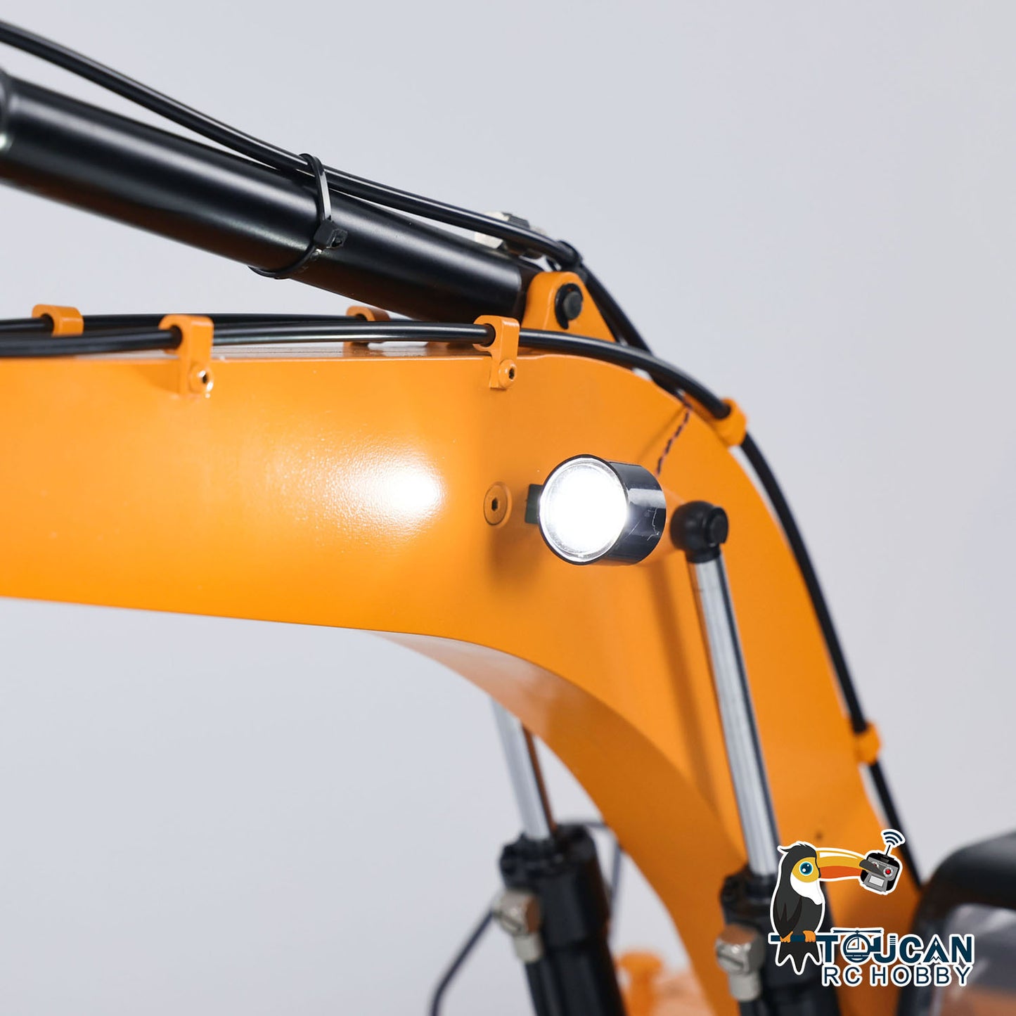 JDMODEL JDM-1 1/12 Metal RC Hydraulic Excavator 4200XL Digger lighting system detail