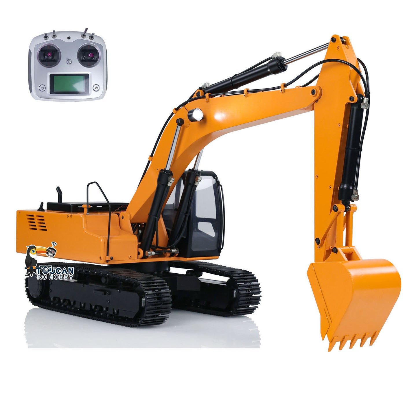 JDMODEL JDM-1 1/12 Metal RC Hydraulic Excavator 4200XL Digger configuration with i6s remote controller