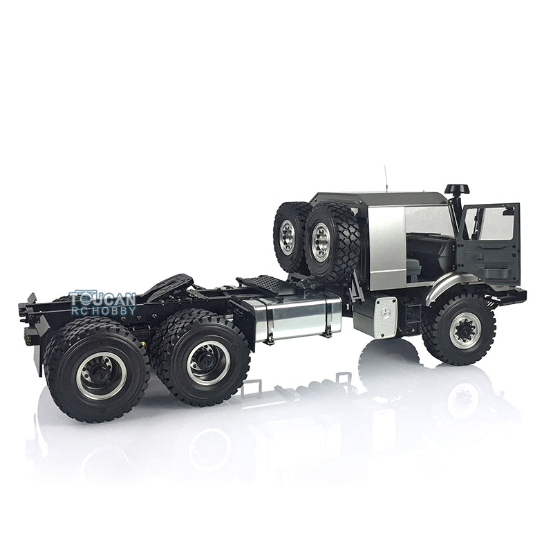 JDMODEL JDM-157 1/14 6X6 Metal RC Off-Road Tractor Truck side view with metal chassis