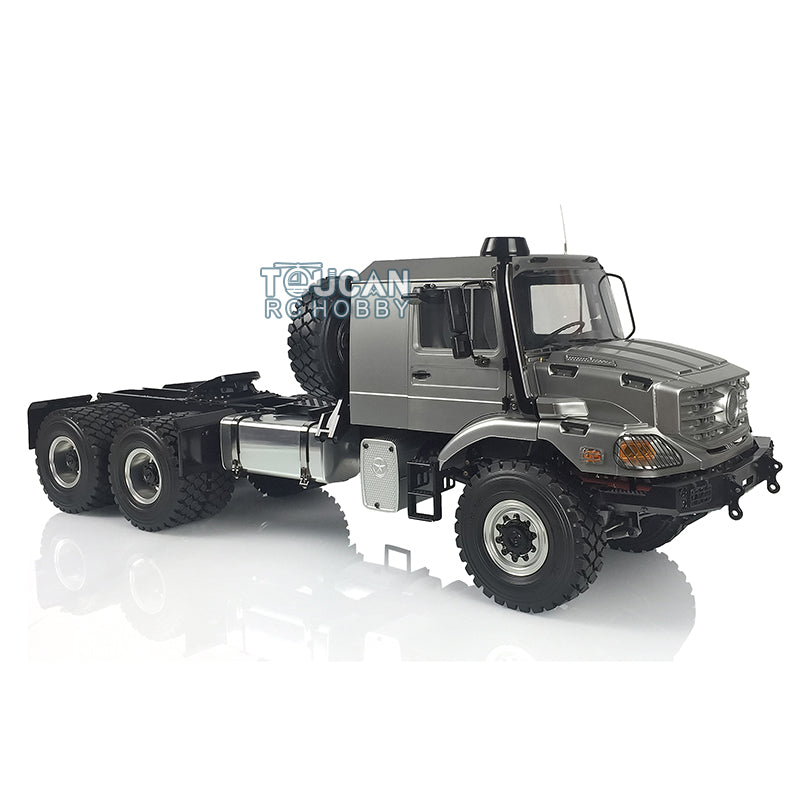 JDMODEL JDM-157 1/14 6X6 Metal RC Off-Road Tractor Truck side detail with rugged chassis structure