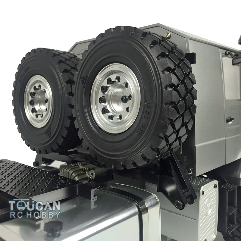 JDMODEL JDM-157 1/14 6X6 Metal RC Off-Road Tractor Truck wheels and tires for off-road driving