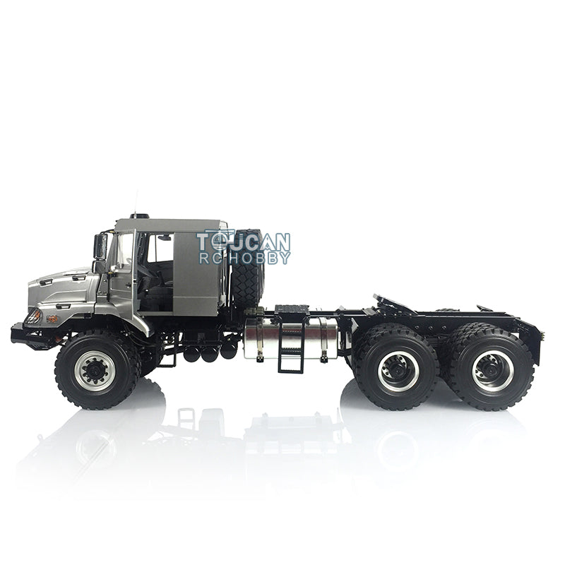 JDMODEL JDM-157 1/14 6X6 Metal RC Off-Road Tractor Truck profile view with detailed body design