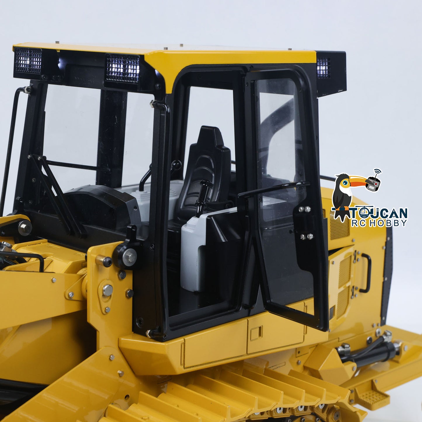 JDModel JDM-188 1/14 Metal RC Hydraulic 963D Tracked Loader realistic cab interior detail