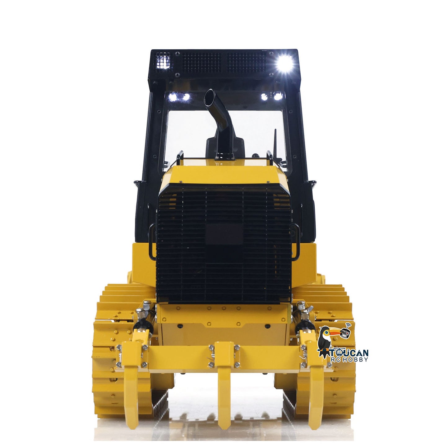 JDModel JDM-188 1/14 Metal RC Hydraulic 963D Tracked Loader rear view
