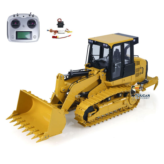 JDModel JDM-188 1/14 Metal RC Hydraulic 963D Tracked Loader RTR package with FlySky I6S radio controller and 201 sound system