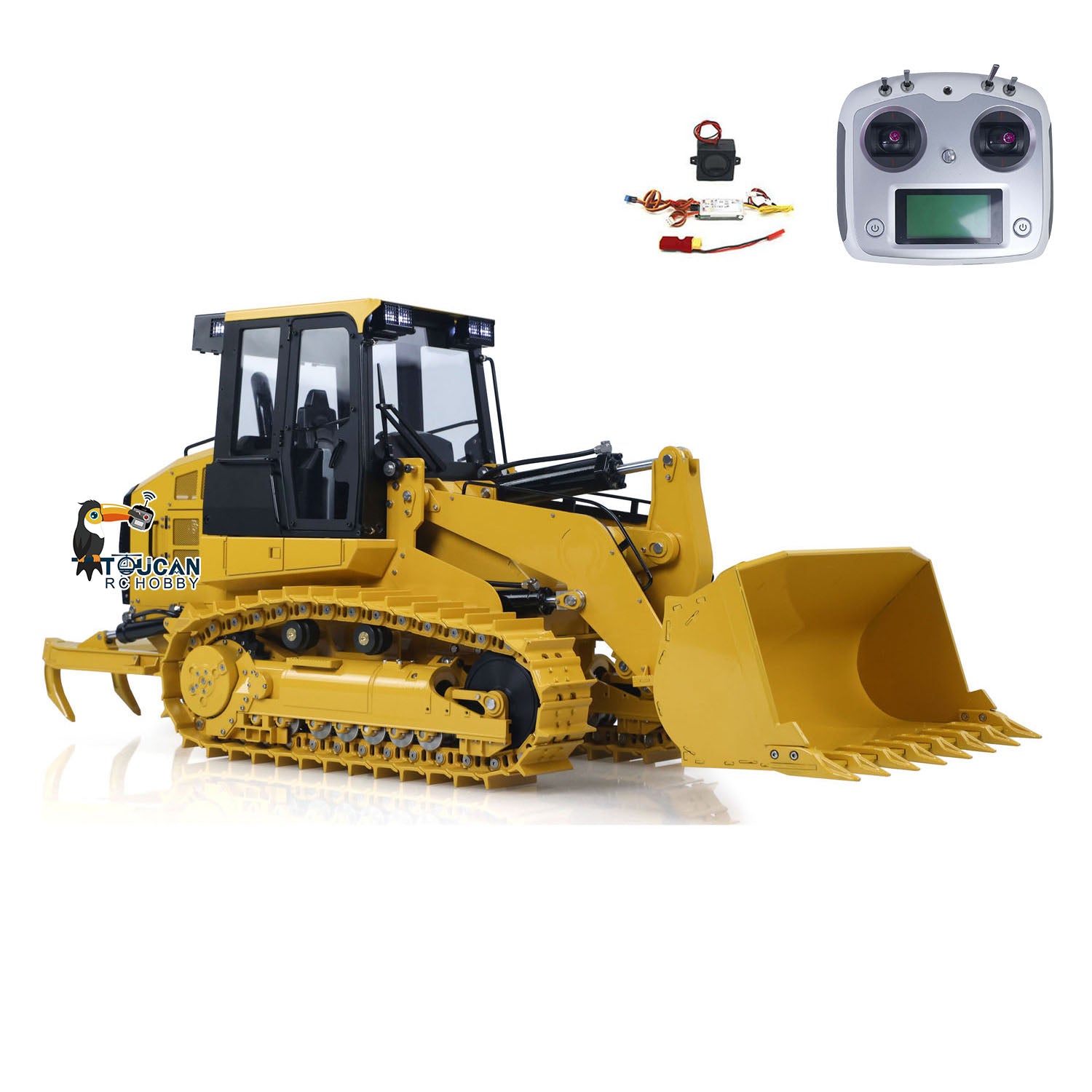 JDModel JDM-188 1/14 Metal RC Hydraulic 963D Tracked Loader with radio controller