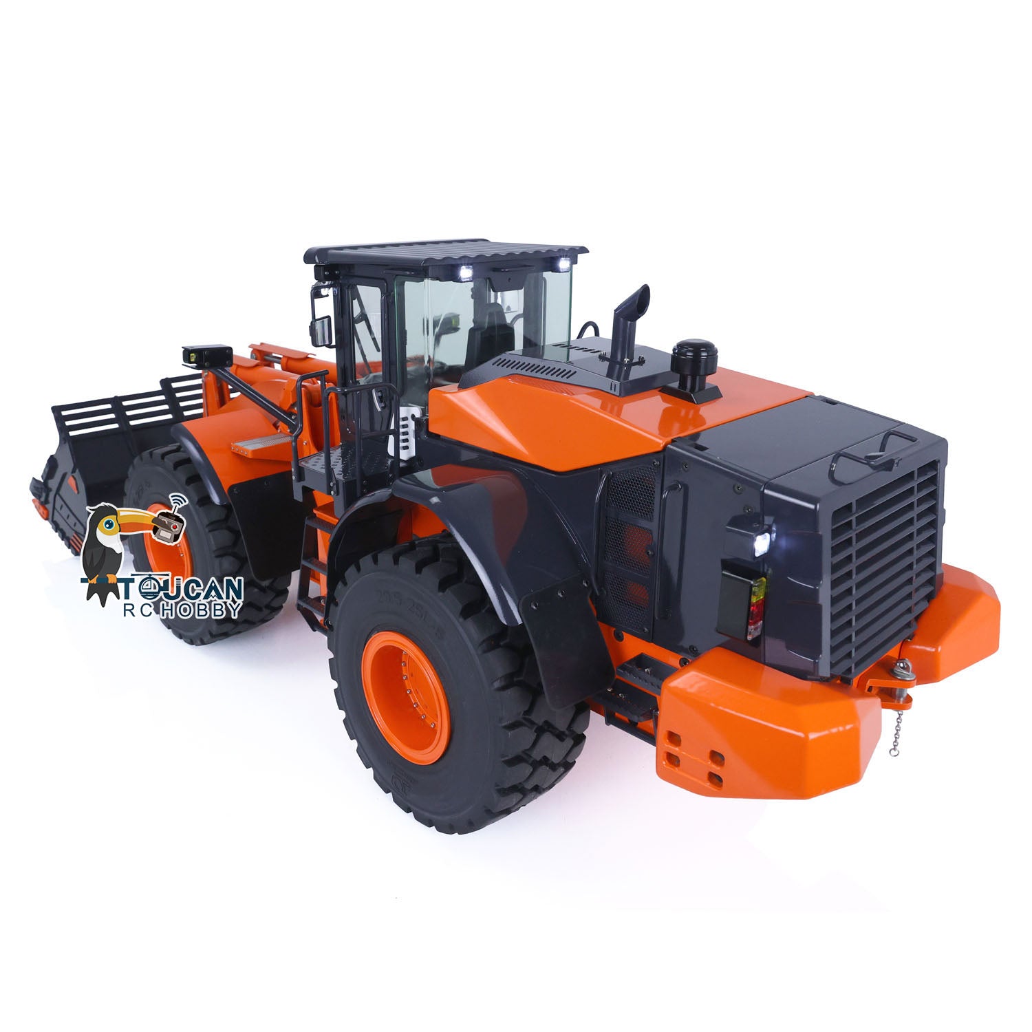 JDMODEL JDM-198 ZW370 1/14 Metal Hydraulic RC Wheel Loader side detail