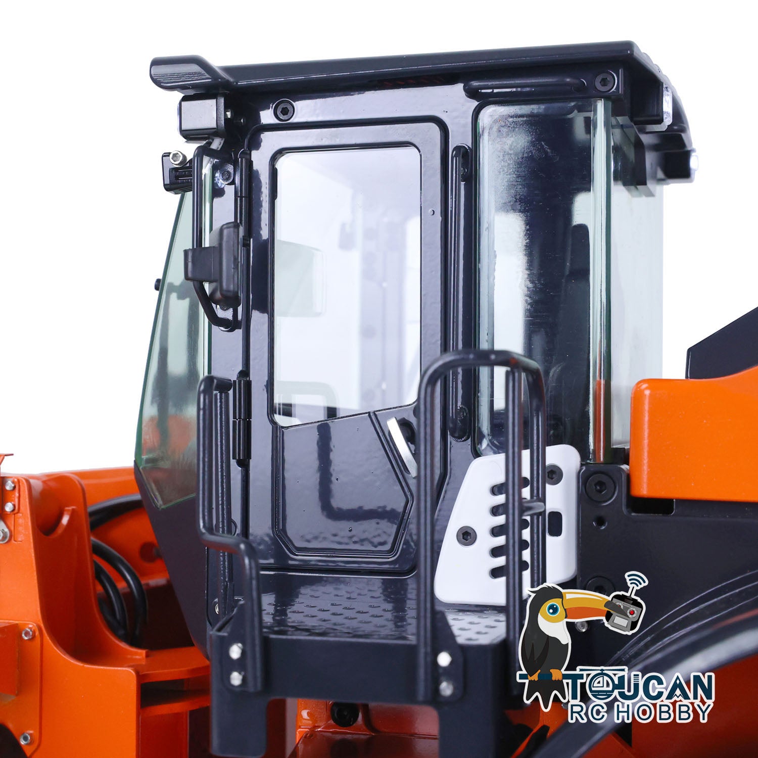 JDMODEL JDM-198 ZW370 1/14 Metal Hydraulic RC Wheel Loader cab detail