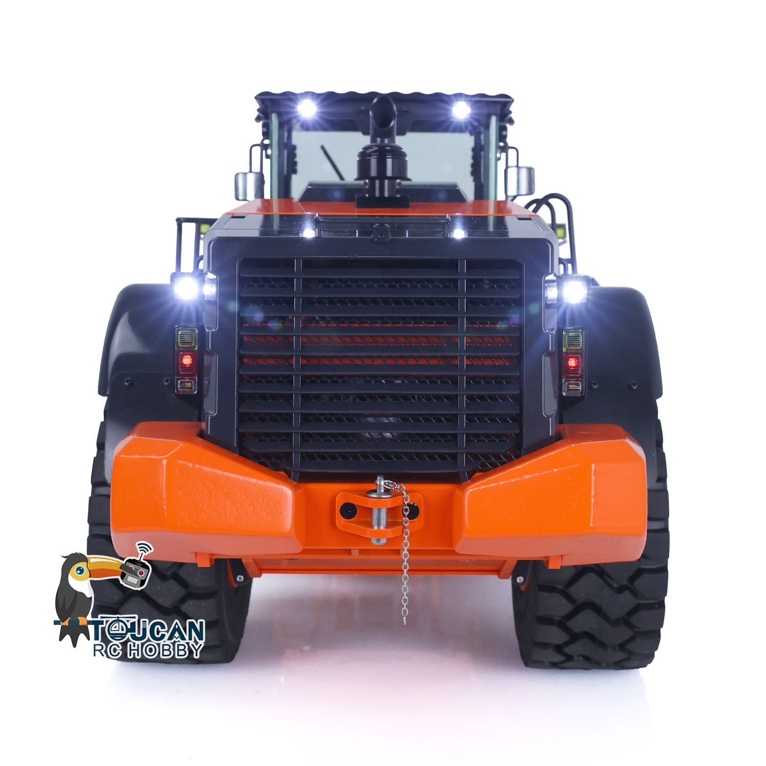 JDMODEL JDM-198 ZW370 1/14 Metal Hydraulic RC Wheel Loader rear body detail