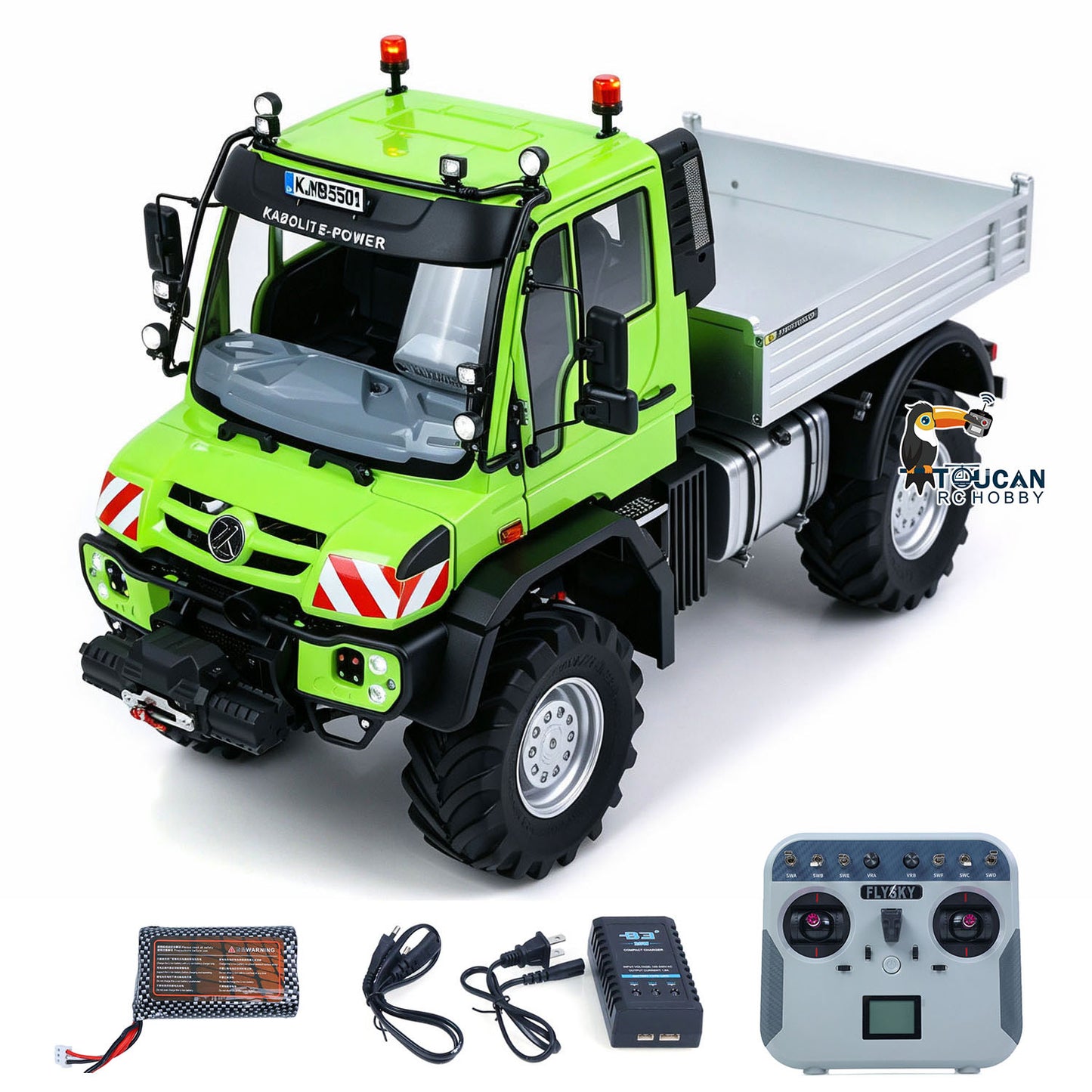 KABOLITE K5501 1/14 Metal 4x4 RC Off Road Crawler RTR package with radio controller battery and charger