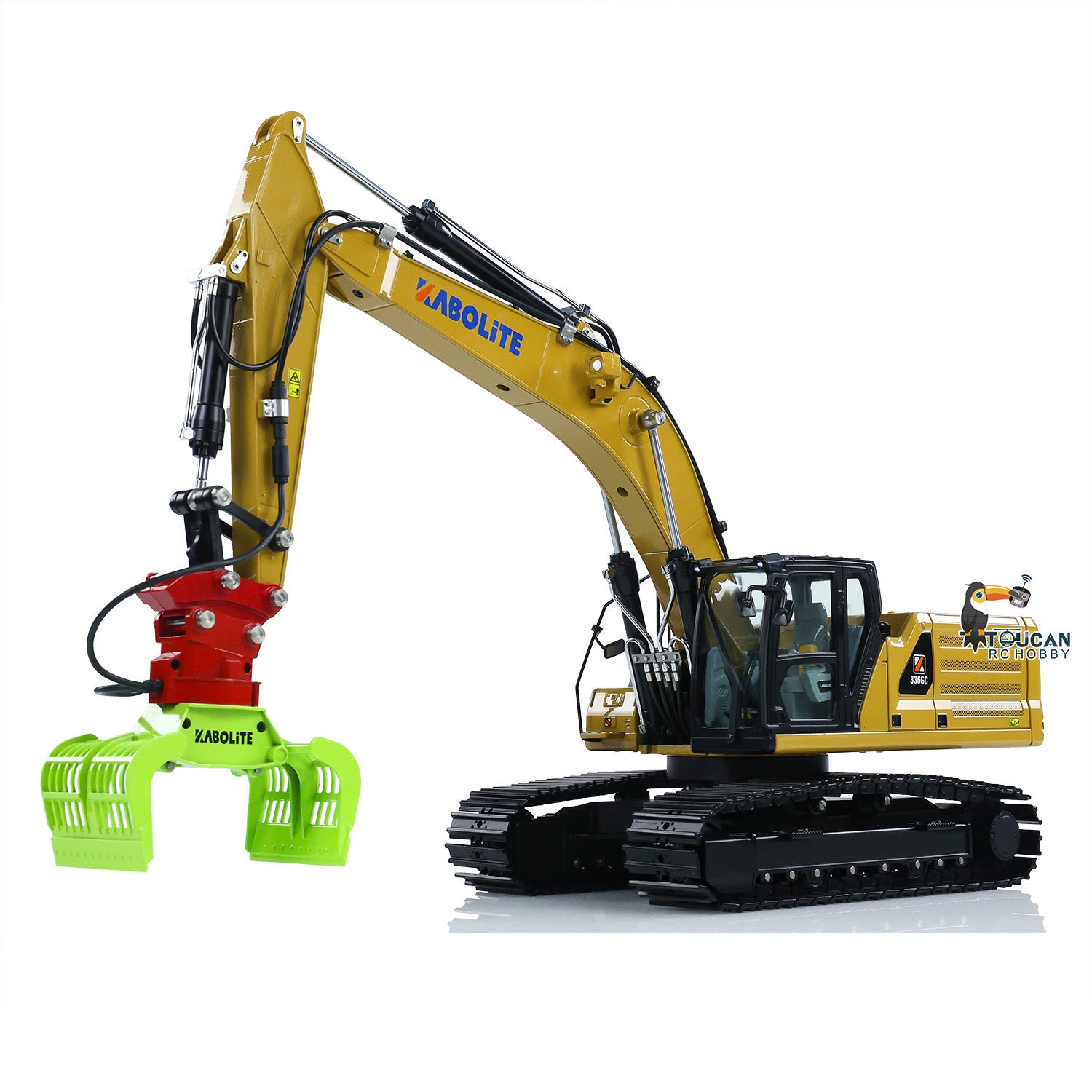 KABOLITE K961 100S PRO 1/18 Metal Hydraulic RC Crawler Excavator electric grab attachment detail