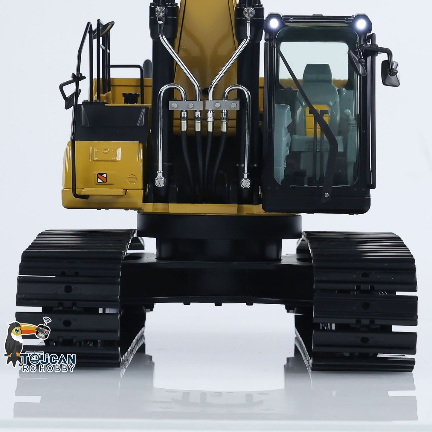 KABOLITE K961 100S PRO 1/18 Metal Hydraulic RC Crawler Excavator front view with detailed bucket and boom