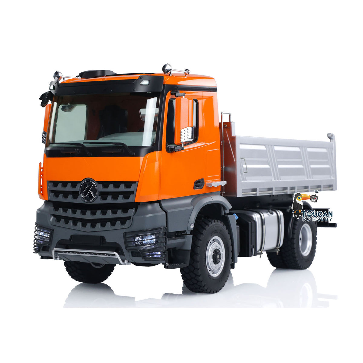 Kabolite 5701 1/14 4x4 Plastic RC Dump Truck overall view with realistic dumper design