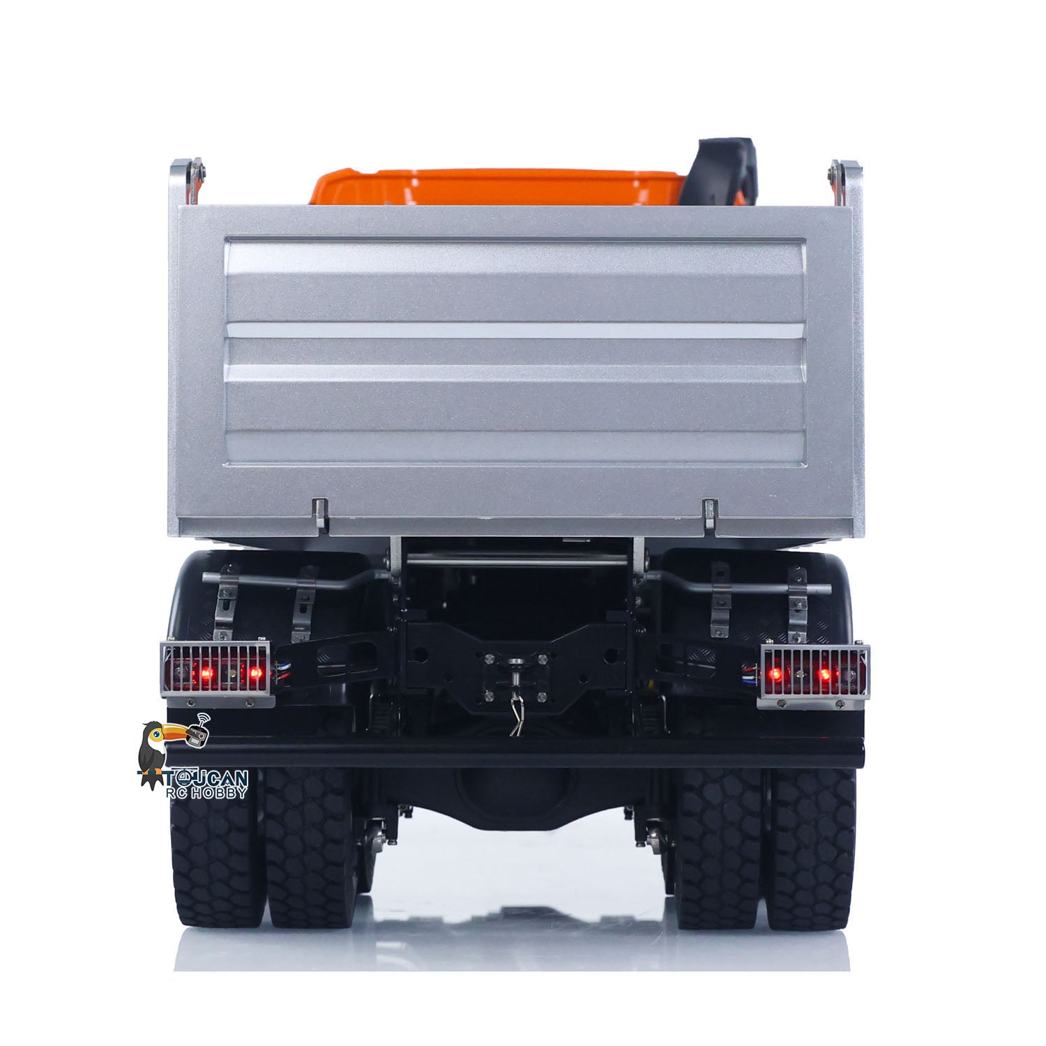 Kabolite 5702 1/14 RC dump truck rear view detail