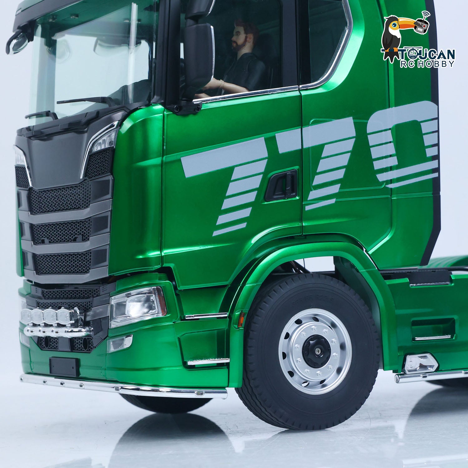 KABOLITE 770S-100 1/14 6x6 RC Tractor Truck enhanced cab suspension detail