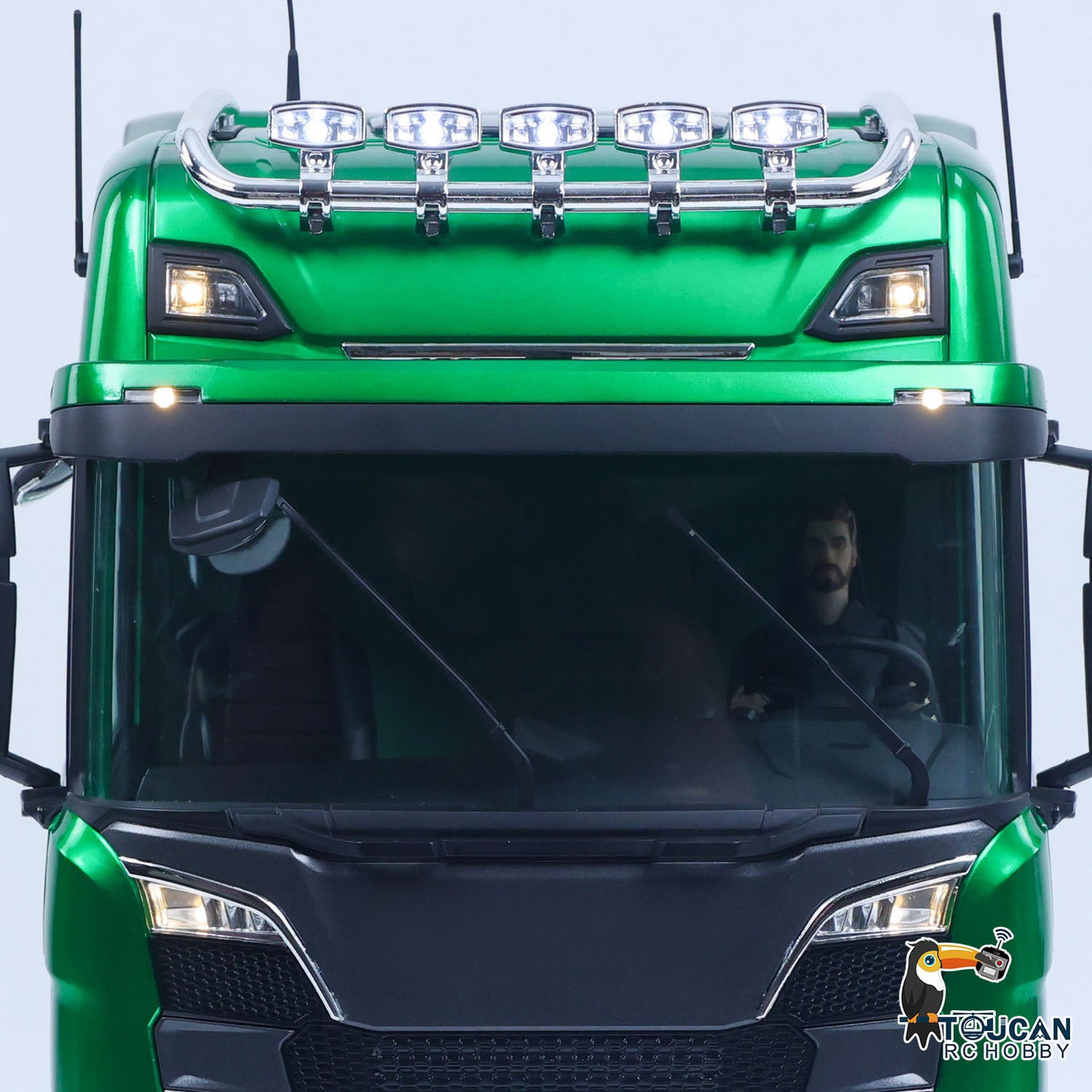 KABOLITE 770S-100 1/14 6x6 RC Tractor Truck electric windshield wiper detail