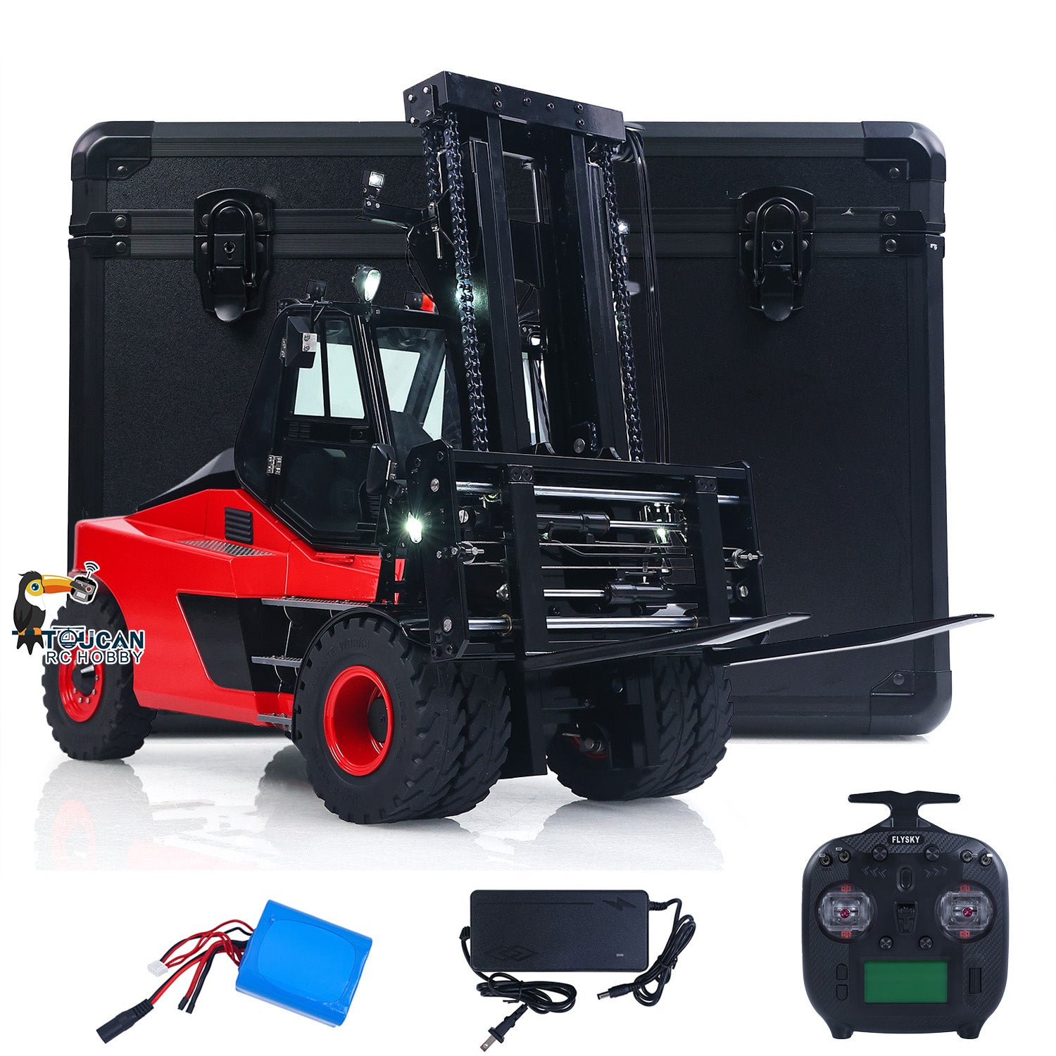 Kabolite K180-100 1/14 RTR Package with FlySky ST8 Radio Controller and Battery