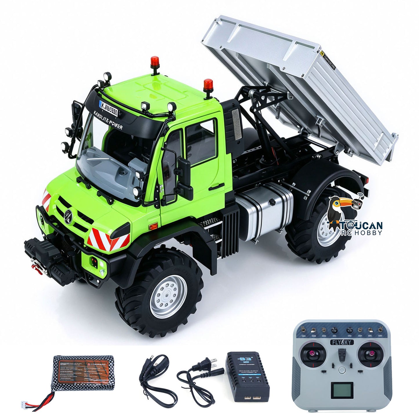KABOLITE K5501 1/14 Metal 4x4 RC Off Road Crawler RTR configuration with controller battery and charger