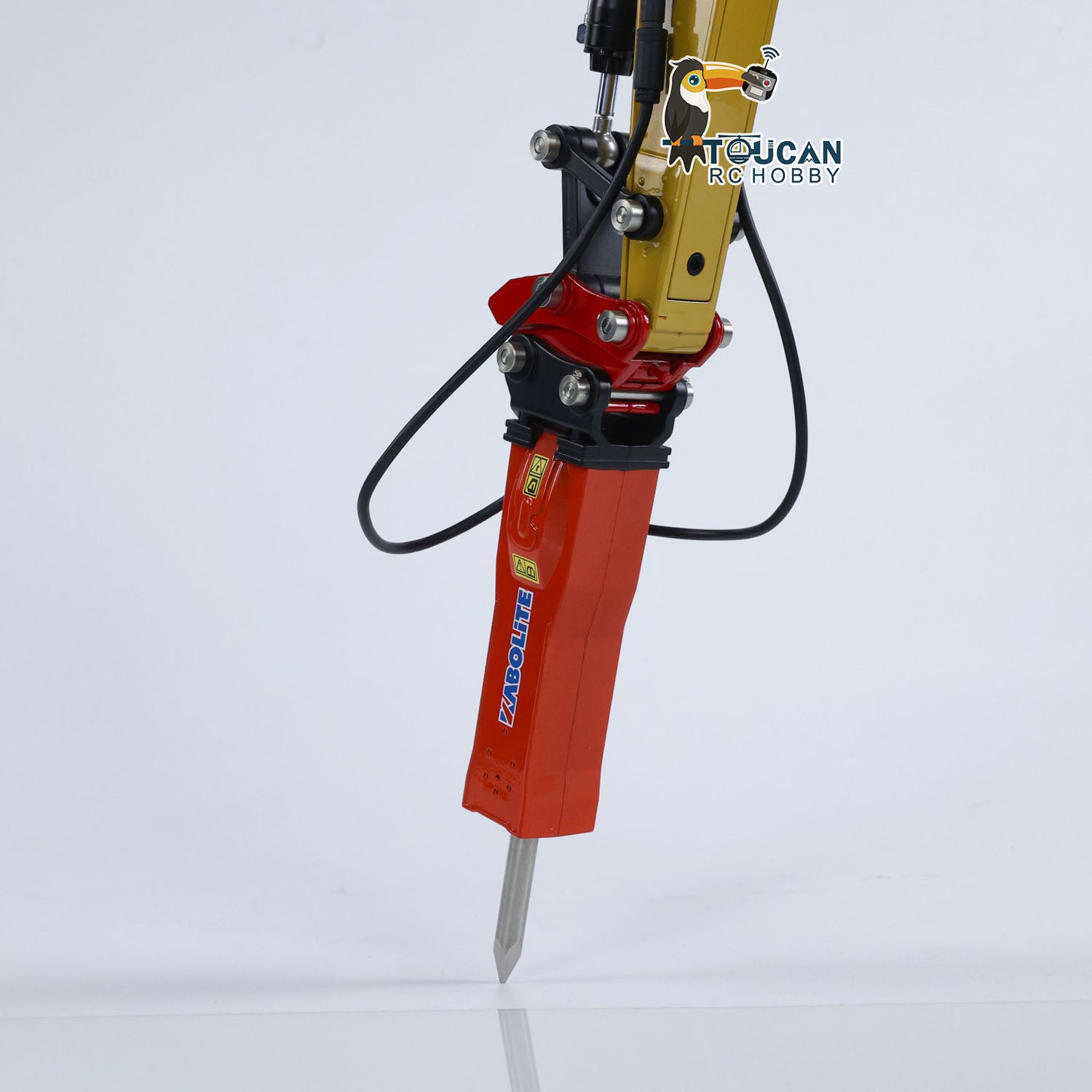 KABOLITE K961 100S PRO 1/18 Metal Hydraulic RC Crawler Excavator electric hammer attachment detail