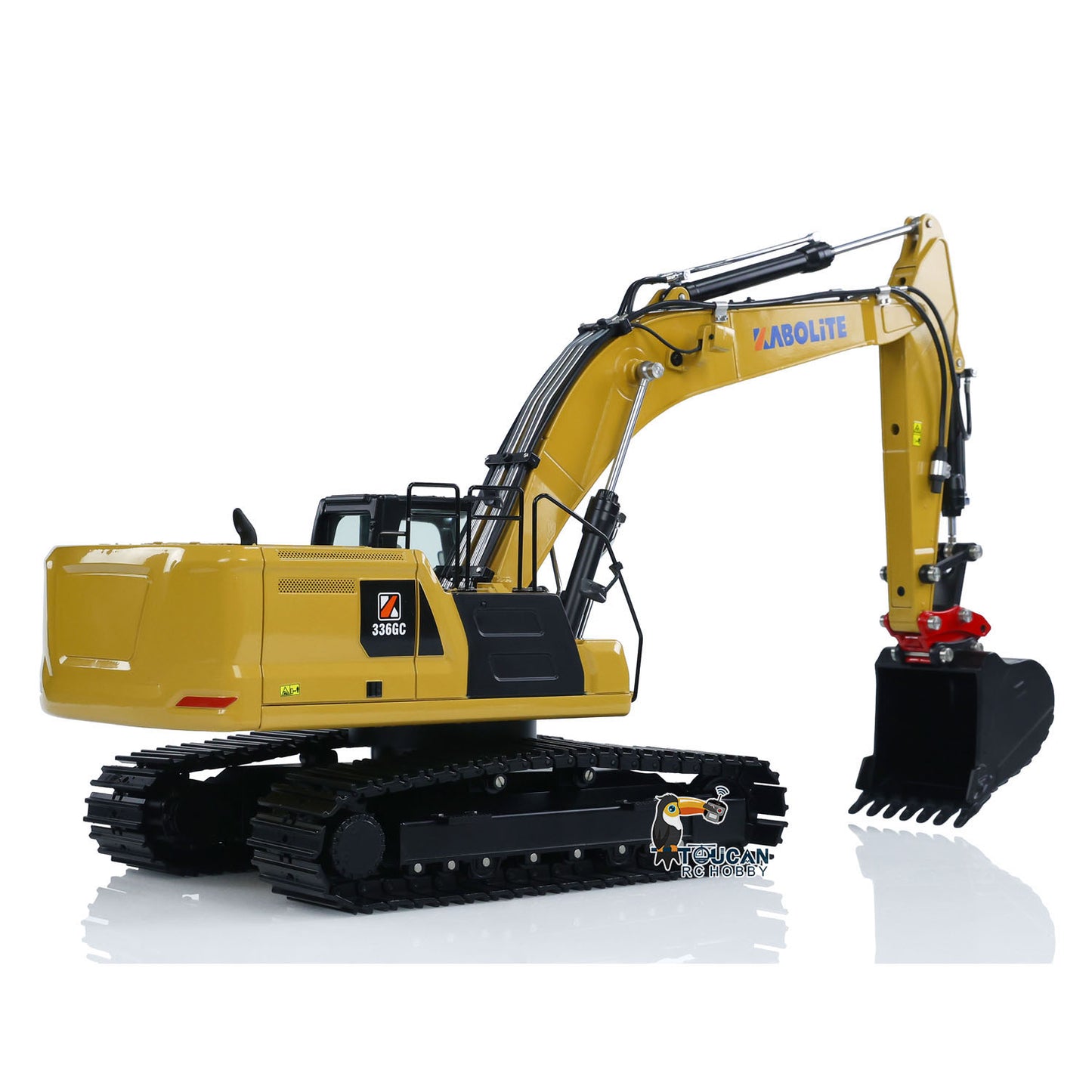 KABOLITE K961 100S PRO 1/18 Metal Hydraulic RC Crawler Excavator metal body and detailed construction
