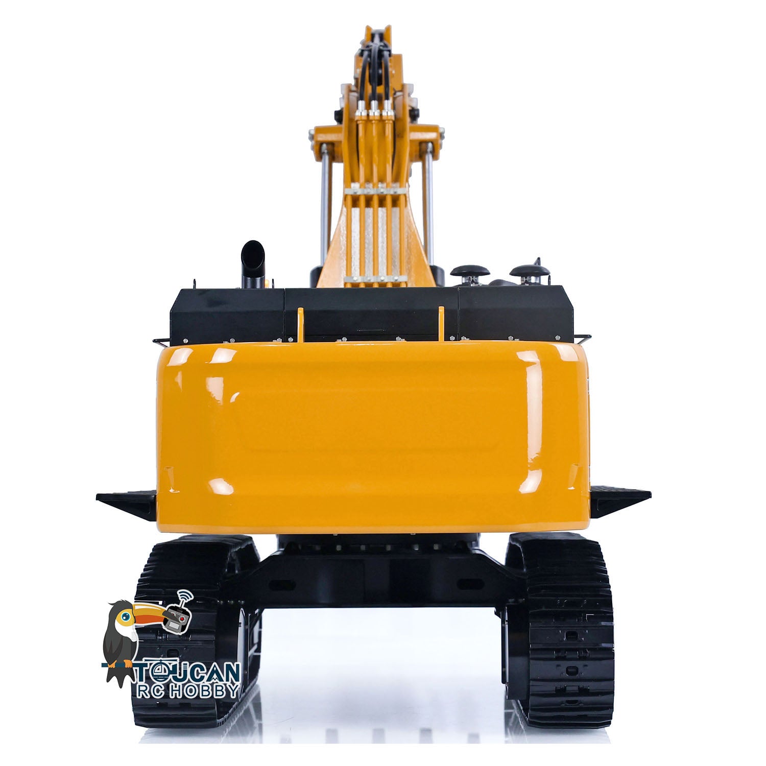 Kabolite K980 SY980H 1/14 metal RC hydraulic excavator rear view