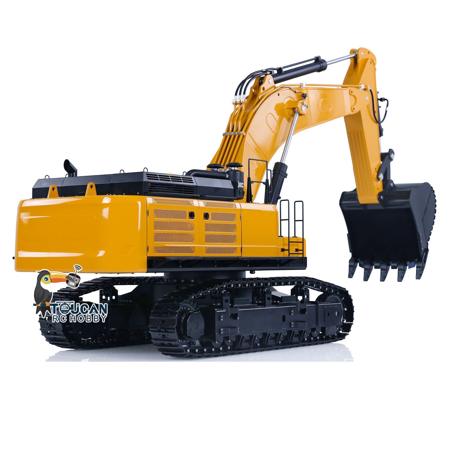 Kabolite K980 SY980H metal 1/14 RC hydraulic excavator side detail