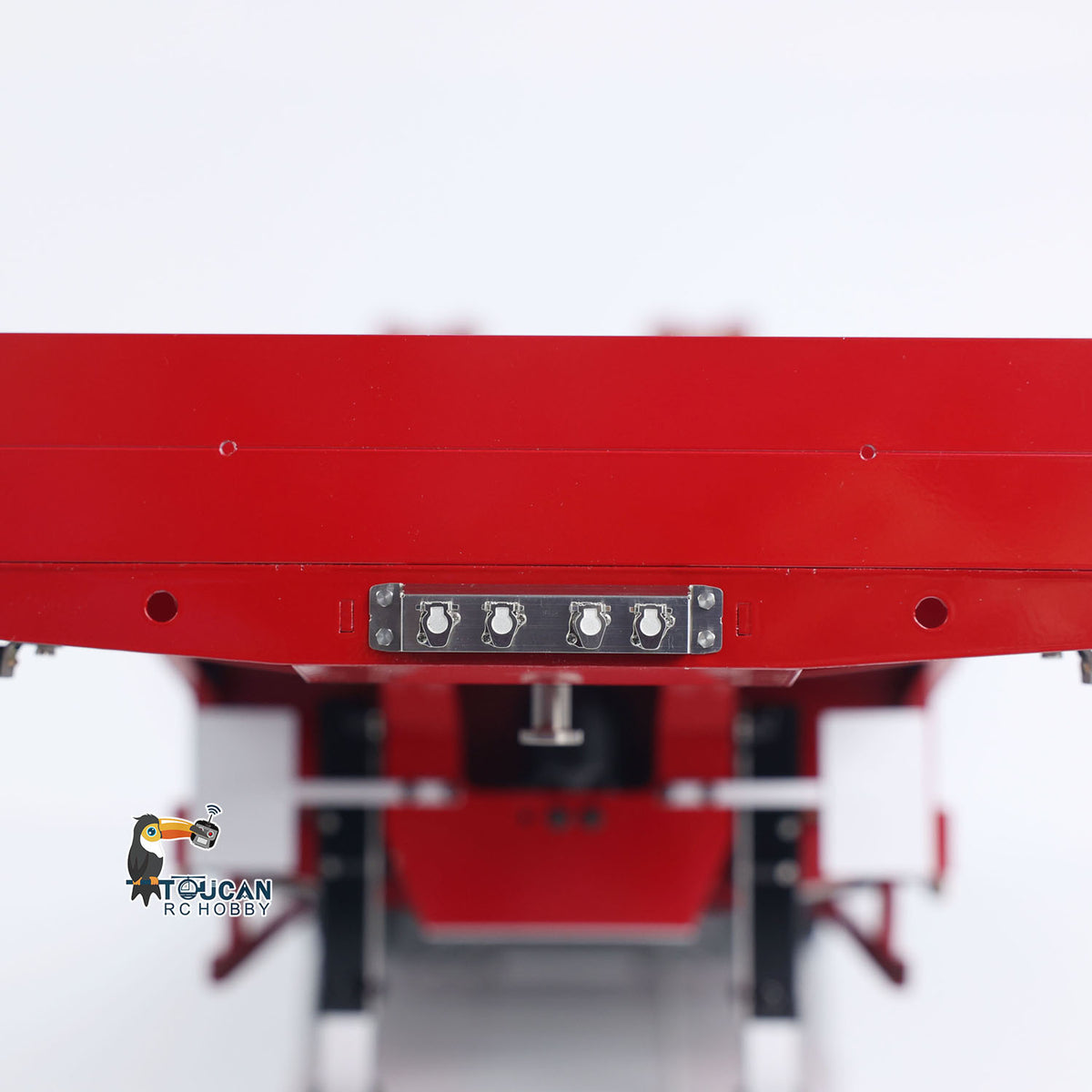 LESU A0020 1/14 Metal Hydraulic Liftgate RC Trailer front chassis and connection detail