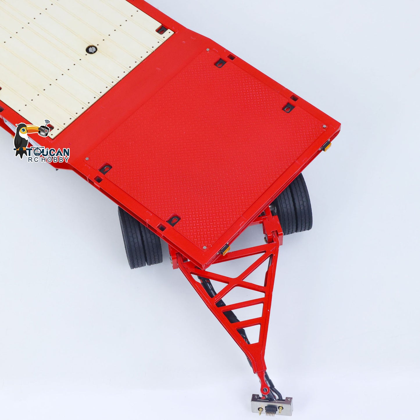 LESU A0049 1/14 Metal Hydraulic Tailboard Trailer flatbed loading platform detail