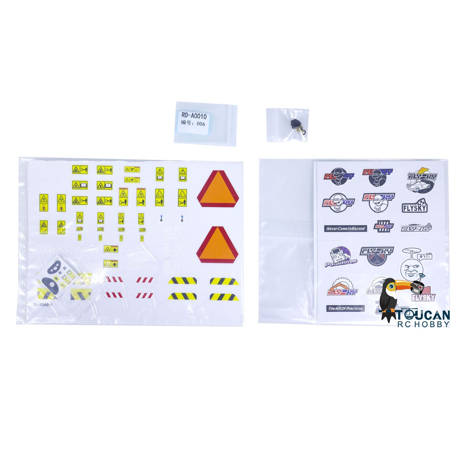 LESU BL71 A0010 1/14 Metal Hydraulic RC Backhoe Loader sticker set detail