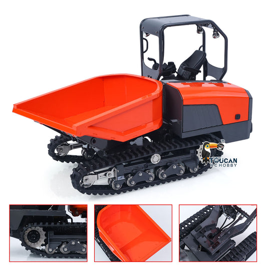 LESU KC300HR-5 1/14 Metal Hydraulic RC Tracked Dump Truck configuration without radio controller and battery