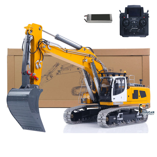 LESU LR956 1/14 Metal RC Hydraulic Excavator complete package with radio controller and battery