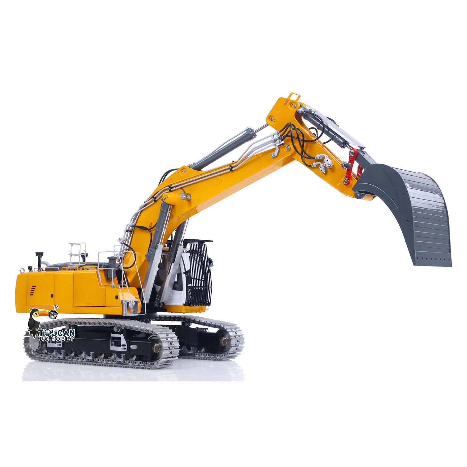 LESU LR956 1/14 Metal RC Hydraulic Excavator B0039 side detail