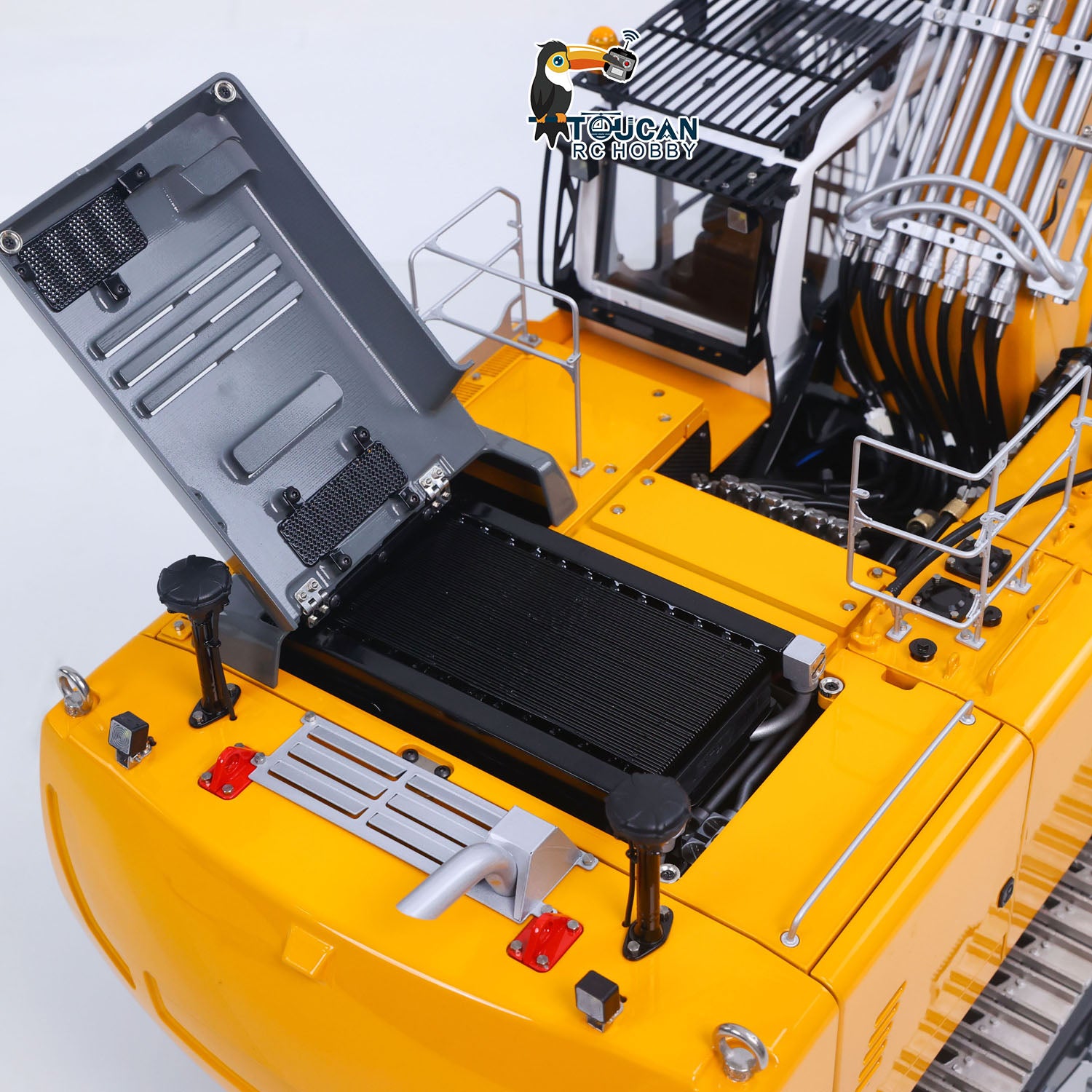 LESU LR956 B0039 1/14 Metal RC Hydraulic Excavator cooler detail
