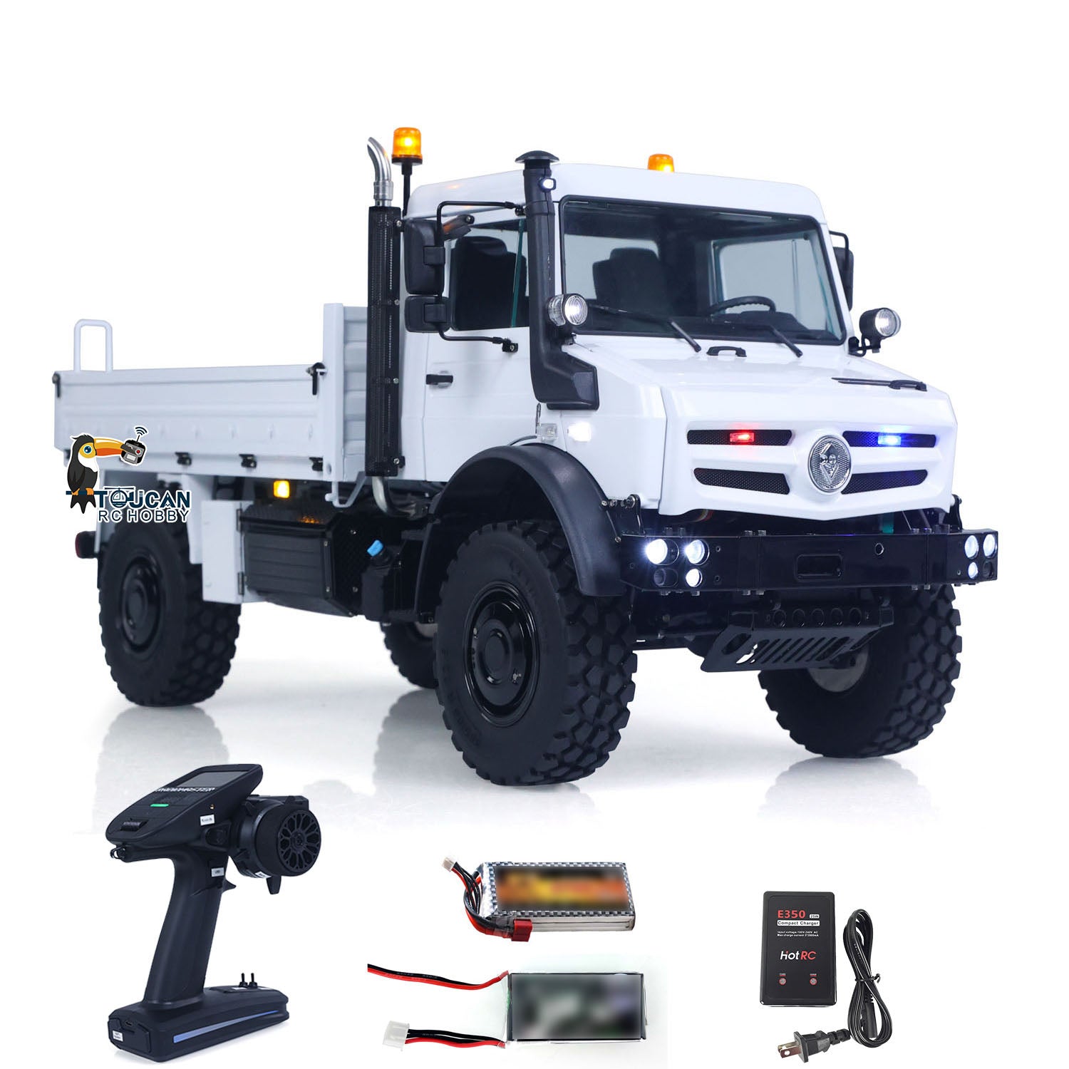 LESU MT44023 1/14 Metal RC U4023 4x4 Off-Road All-Terrain Truck complete package with radio controller, battery and charger