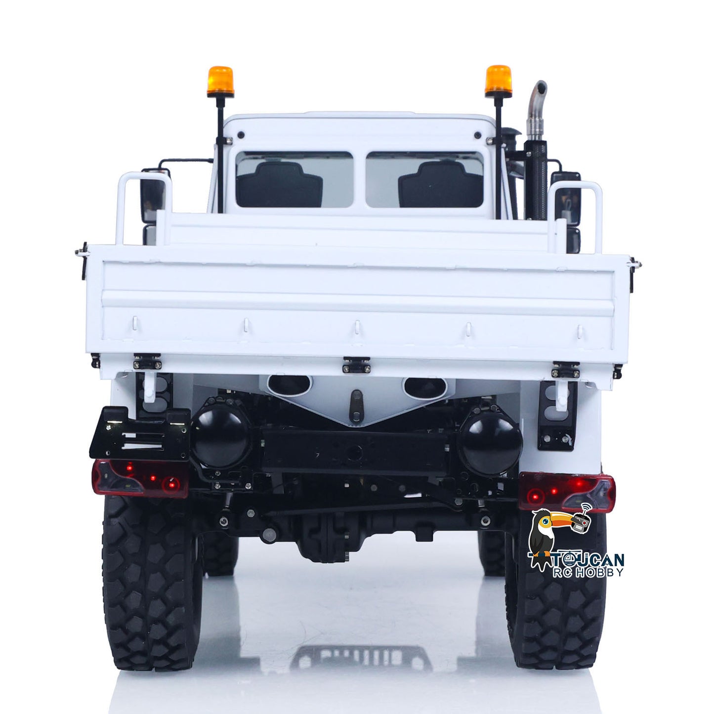 LESU MT44023 1/14 Metal RC U4023 4x4 Off-Road All-Terrain Truck rear view