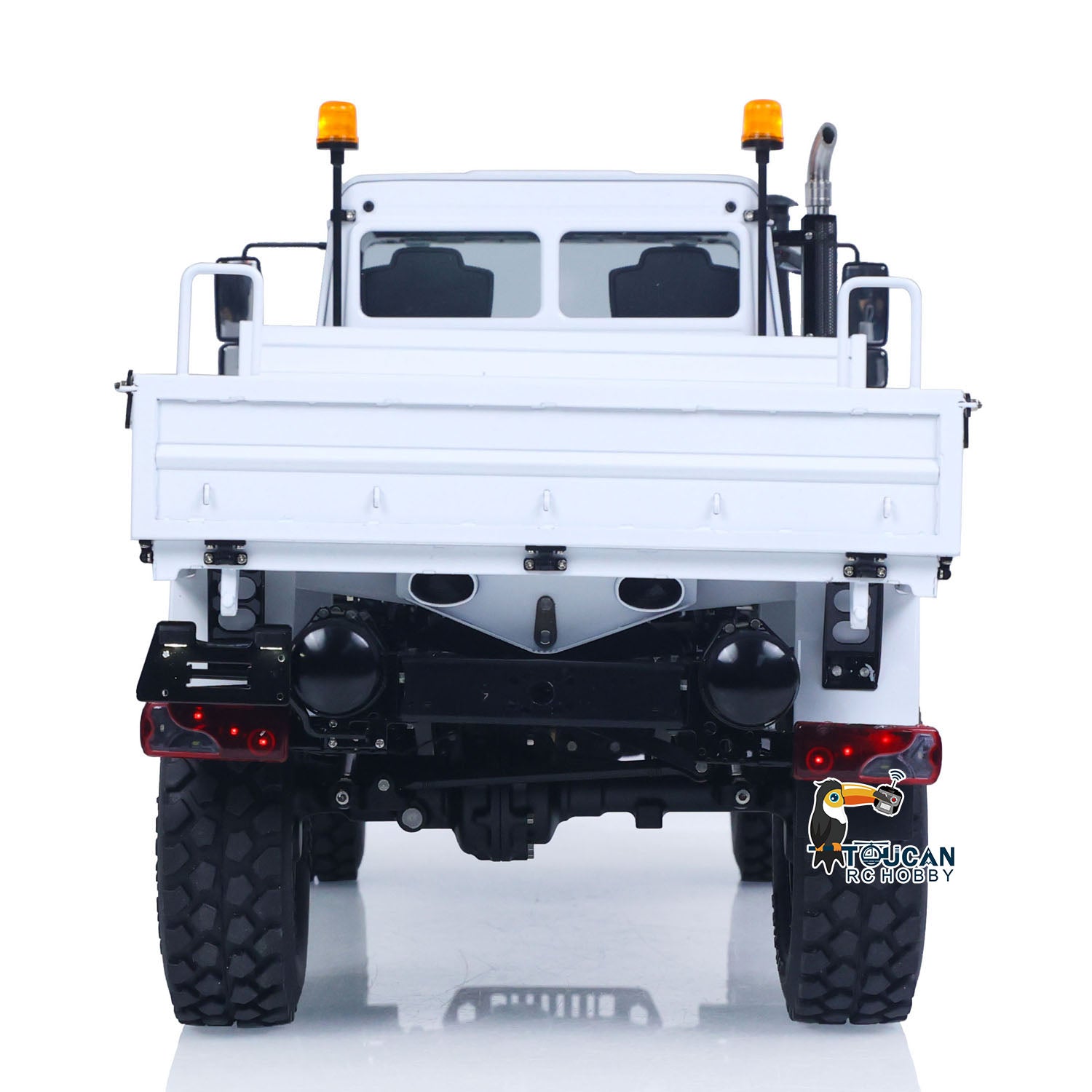 LESU MT44023 1/14 Metal RC U4023 4x4 Off-Road All-Terrain Truck rear view