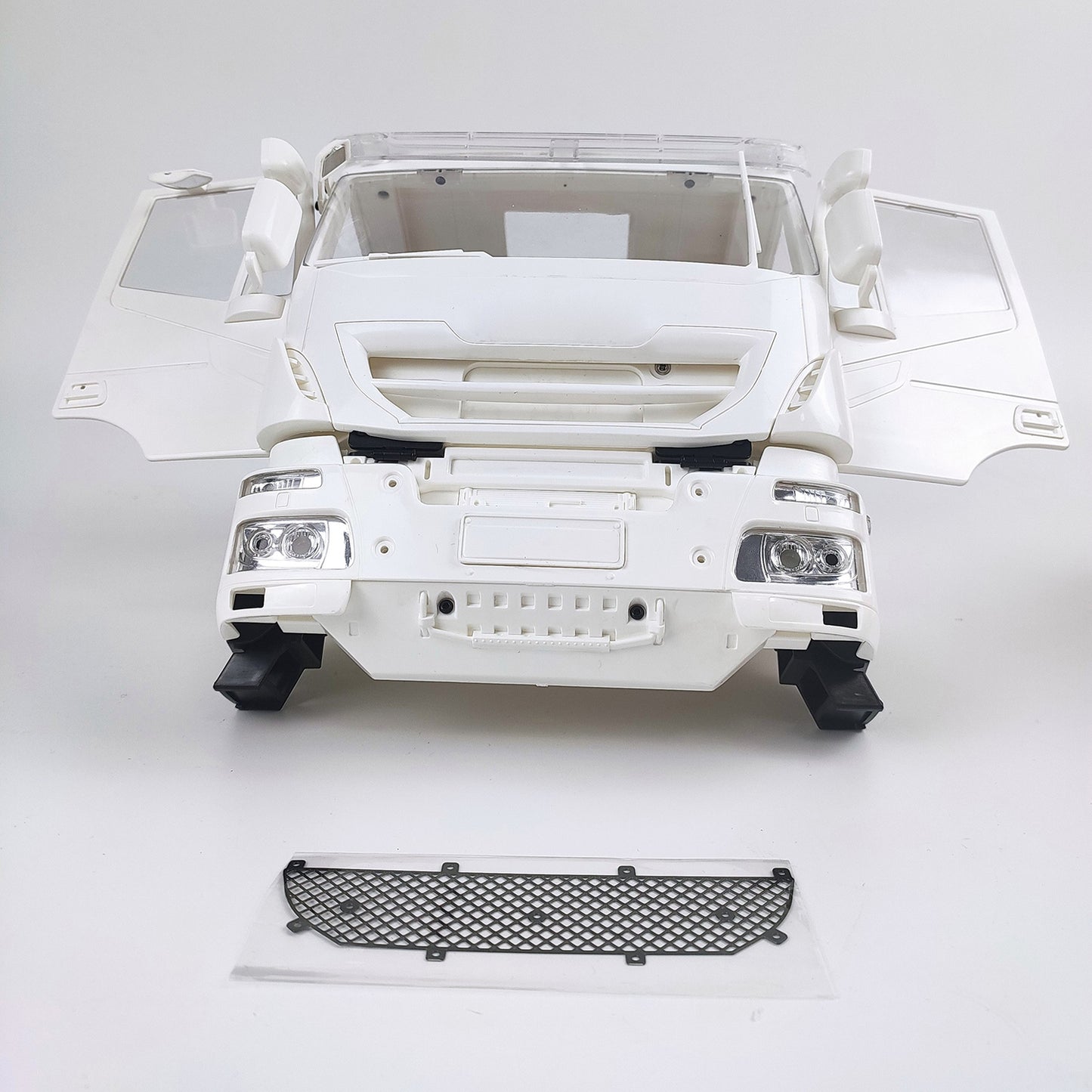 Plastic RC Car Cabin Body Shell for 1/14 RC Tipper Cars Remote Control Truck Painted Partially Assembled DIY Model