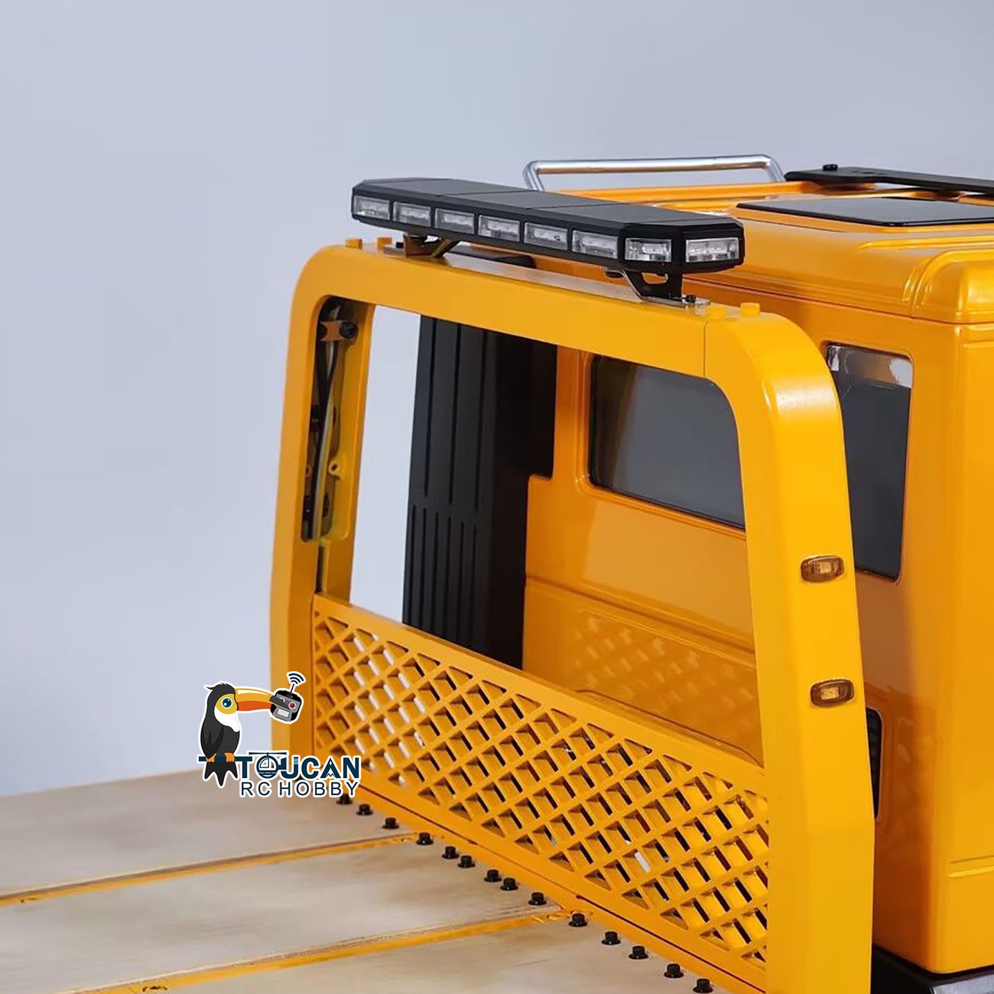 MD 1/14 8X8 RC hydraulic wrecker truck metal grid frame detail