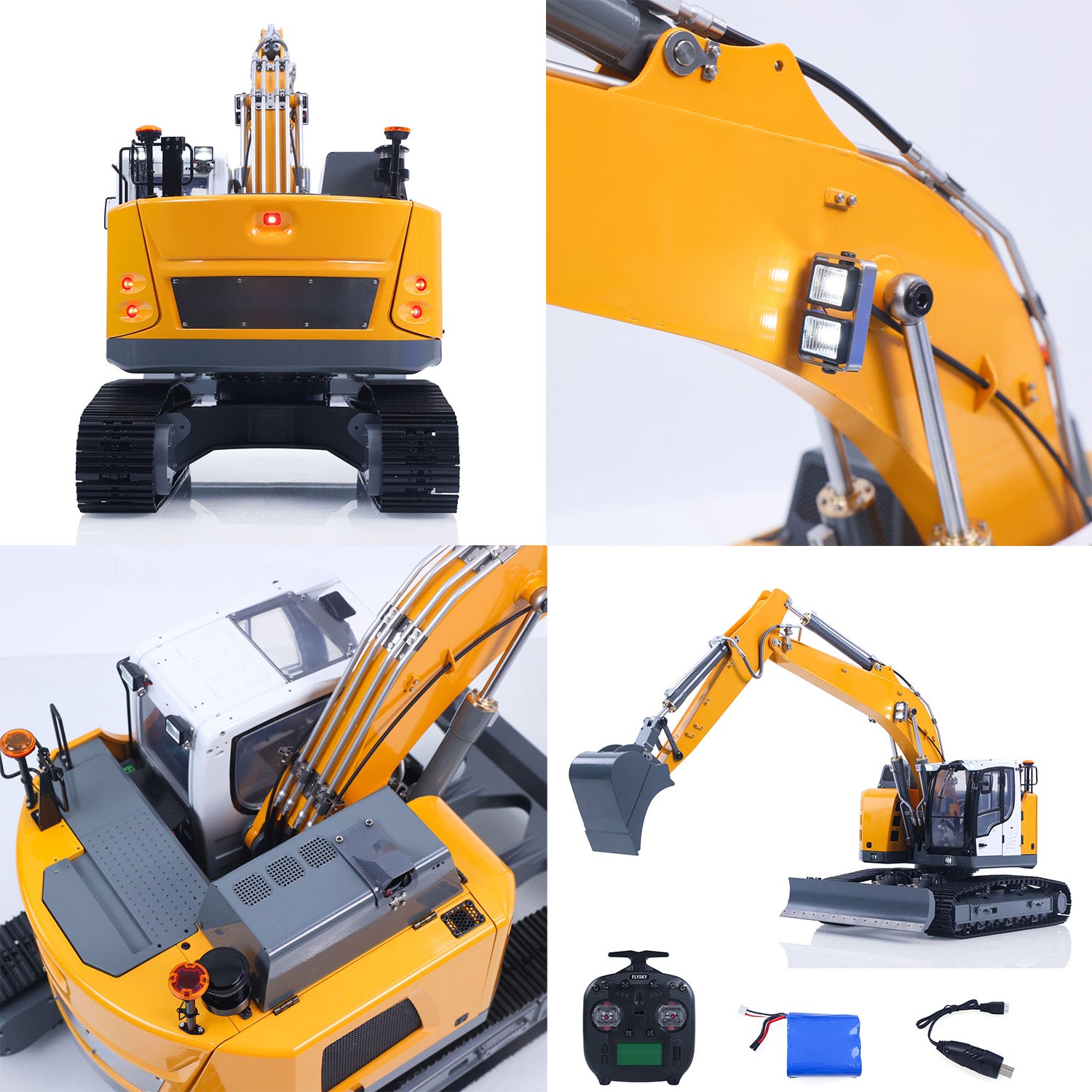 MD LR926 RC Tracked Excavator with ST8 Radio and 3S Battery