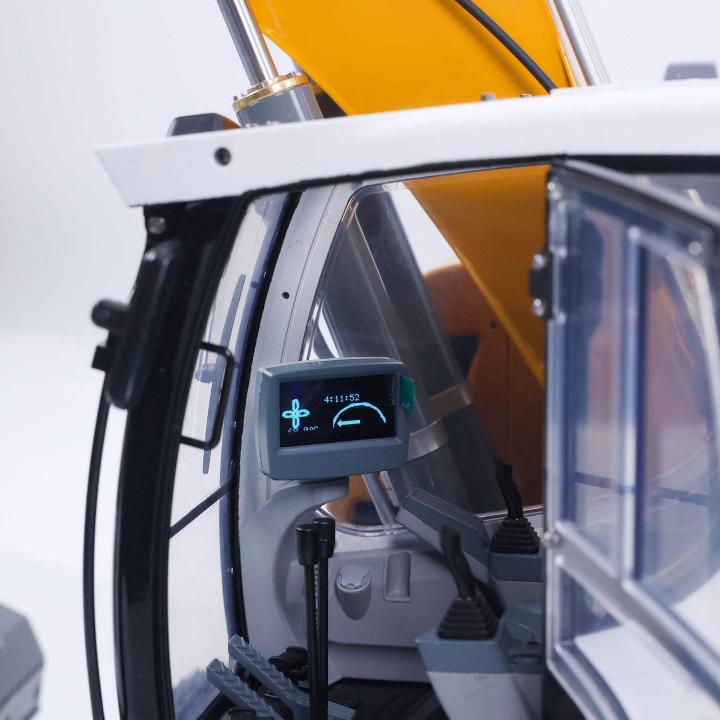 1/14 RC Excavator with Opening Cab and Electronic Display