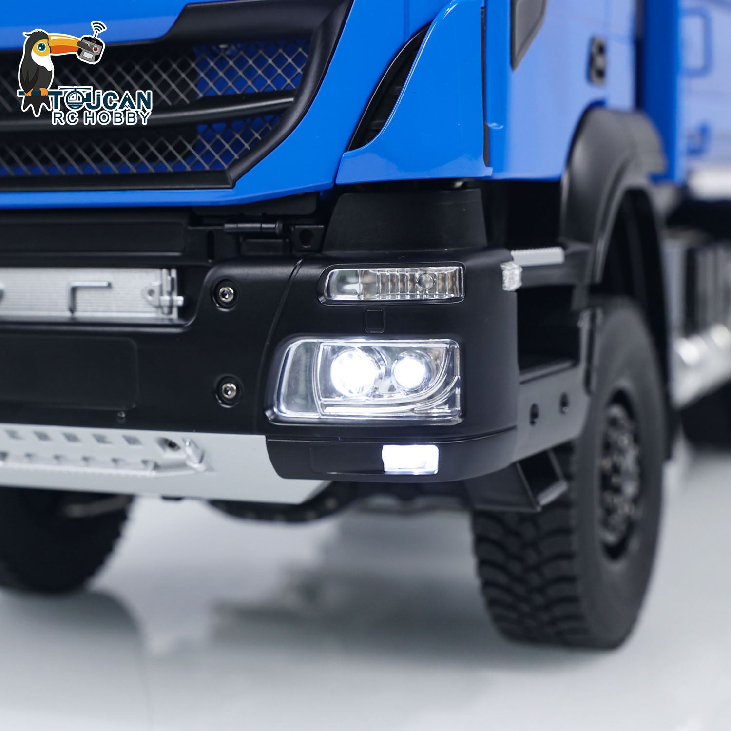 MDMODEL 1/14 4x4 Metal Hydraulic RC Dump Truck Tipper lighting system detail