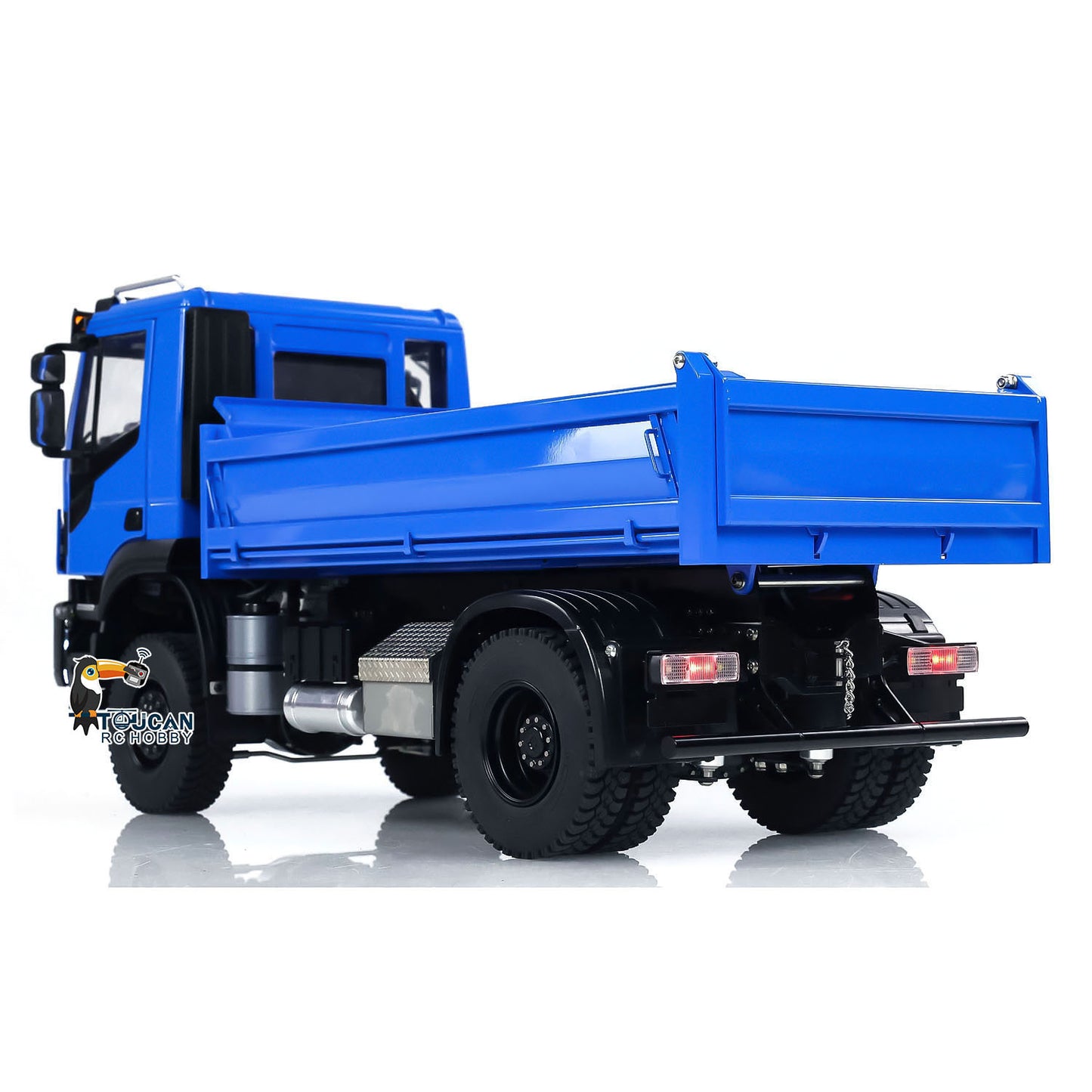 MDMODEL 1/14 4x4 Metal Hydraulic RC Dump Truck Tipper rear view