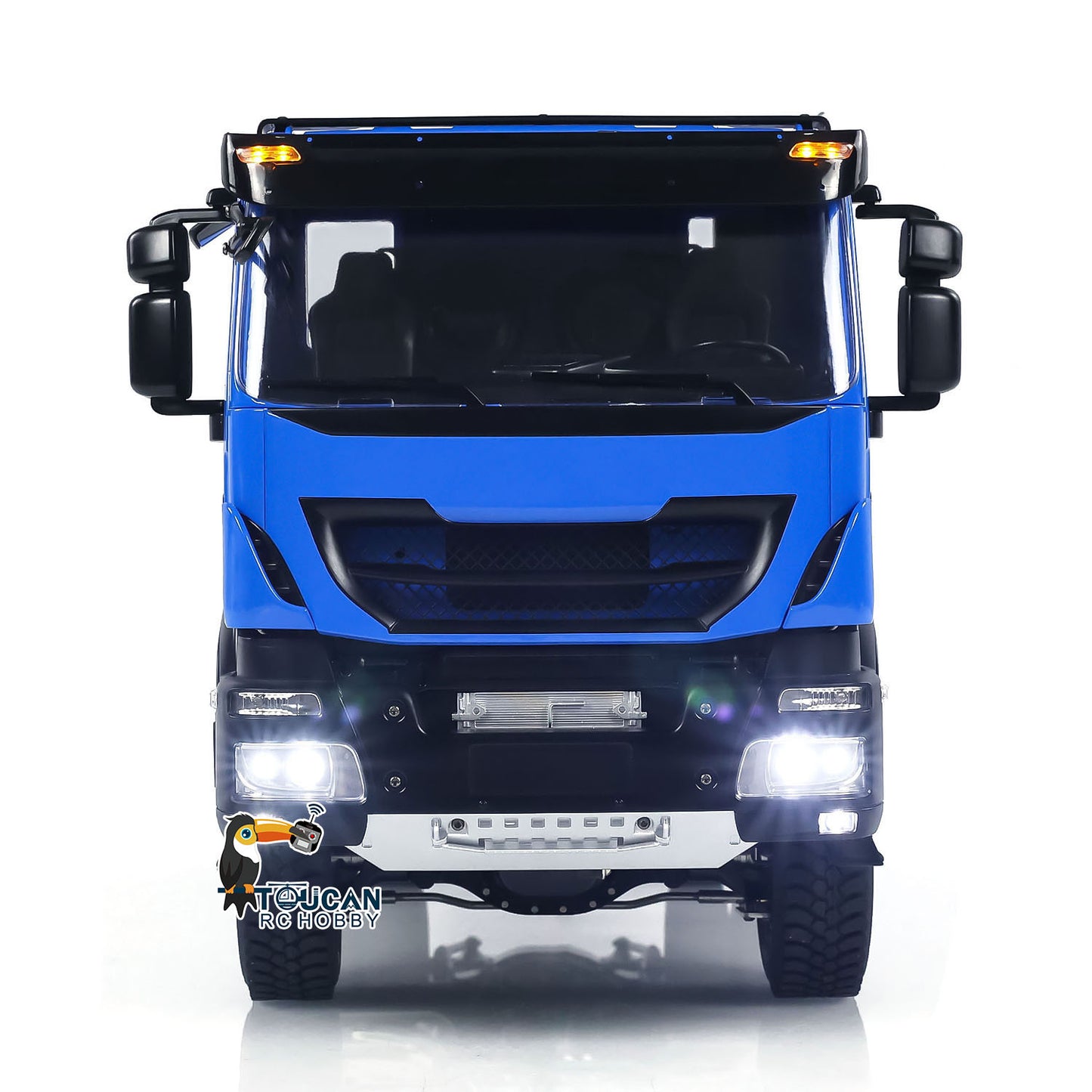 MDMODEL 1/14 4x4 Metal Hydraulic RC Dump Truck Tipper front view