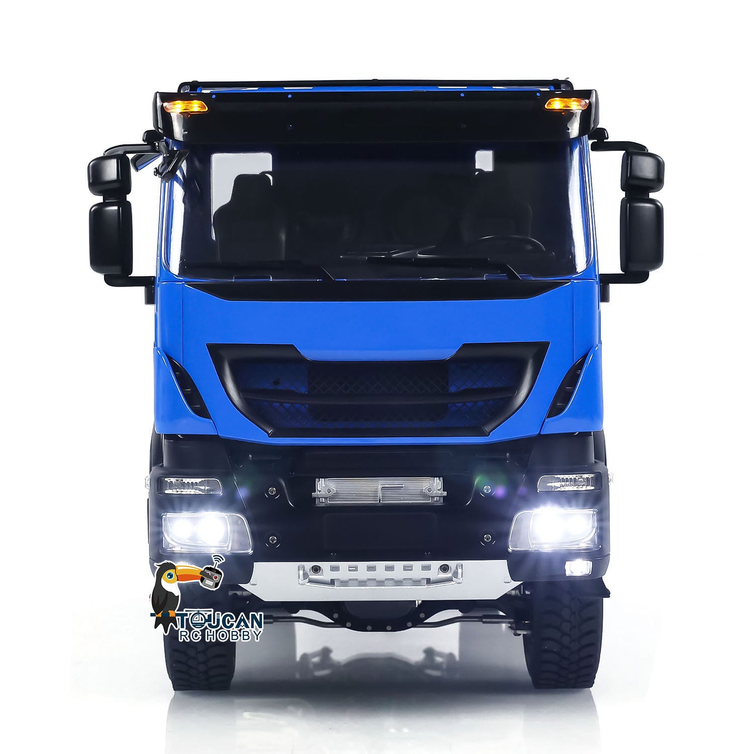 MDMODEL 1/14 4x4 Metal Hydraulic RC Dump Truck Tipper front view