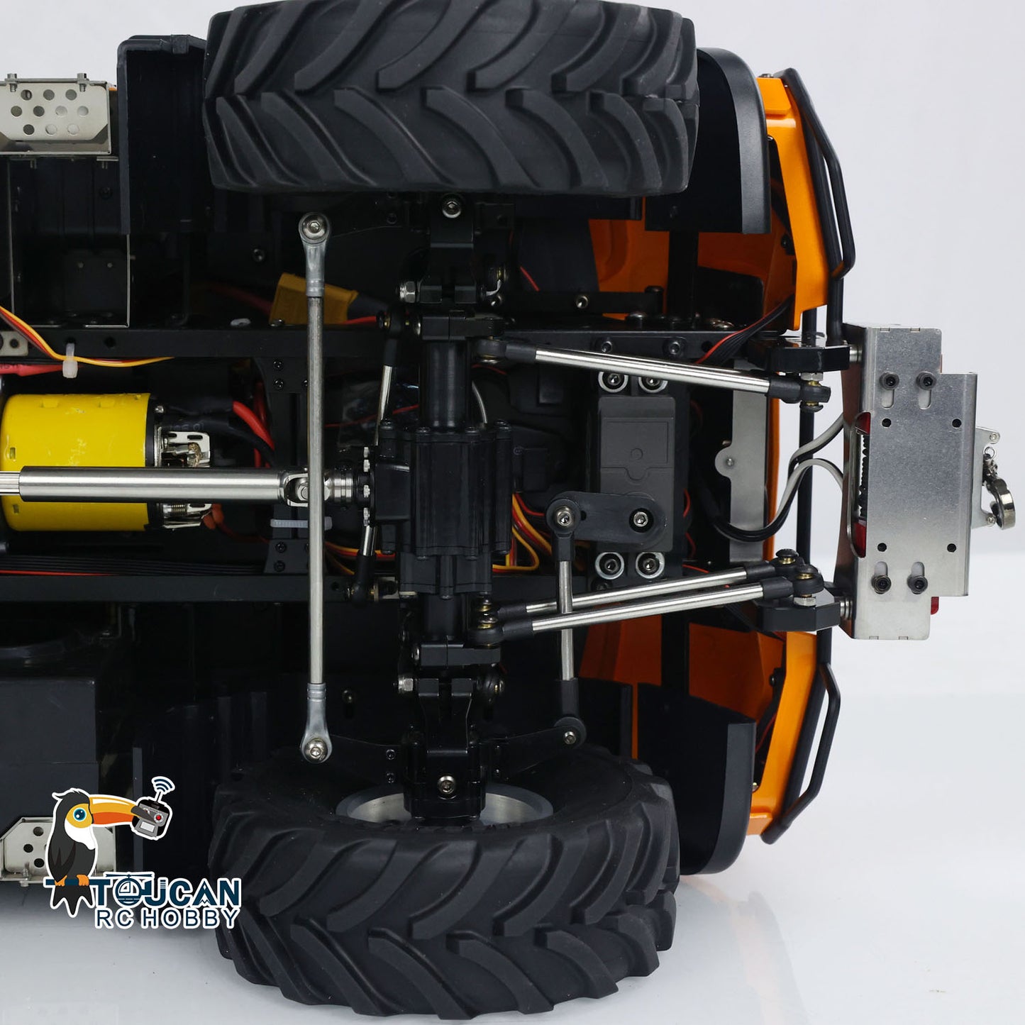 MDMODEL U423 1/10 Metal 4X4 RC Rock Crawler axle differential lock detail