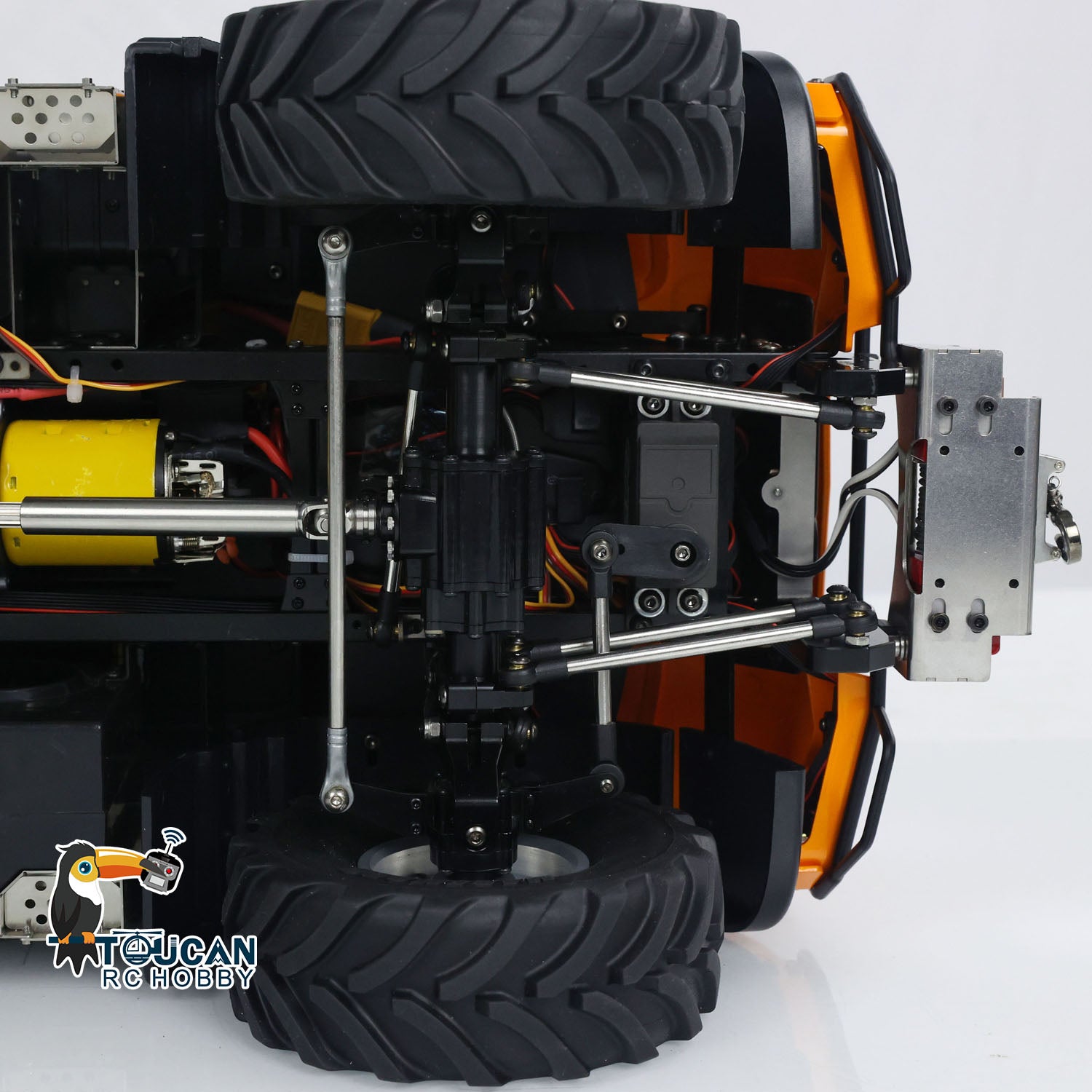 MDMODEL U423 1/10 Metal 4X4 RC Rock Crawler axle differential lock detail