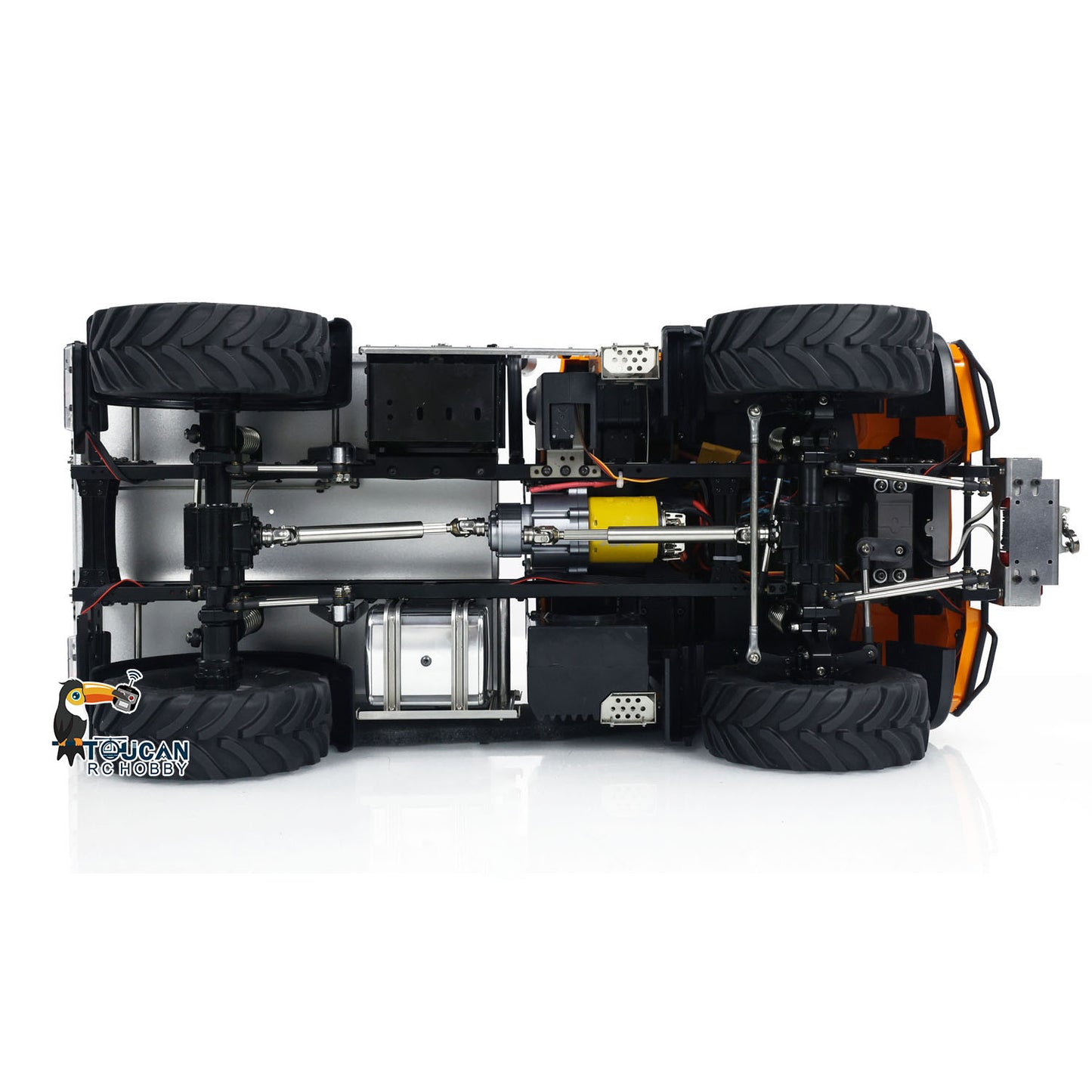 MDMODEL U423 1/10 Metal 4X4 RC Rock Crawler metal chassis detail