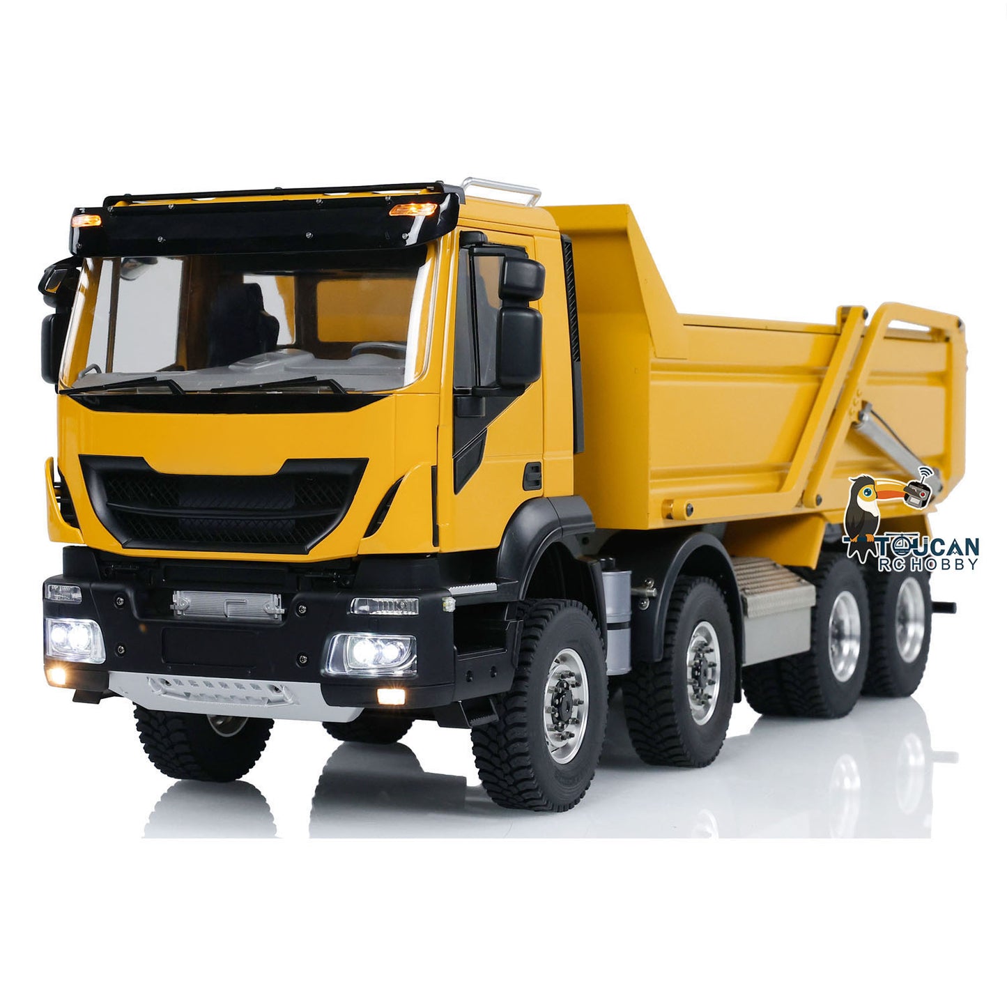 MD 8x8 RC Hydraulic Dump Truck Side Profile